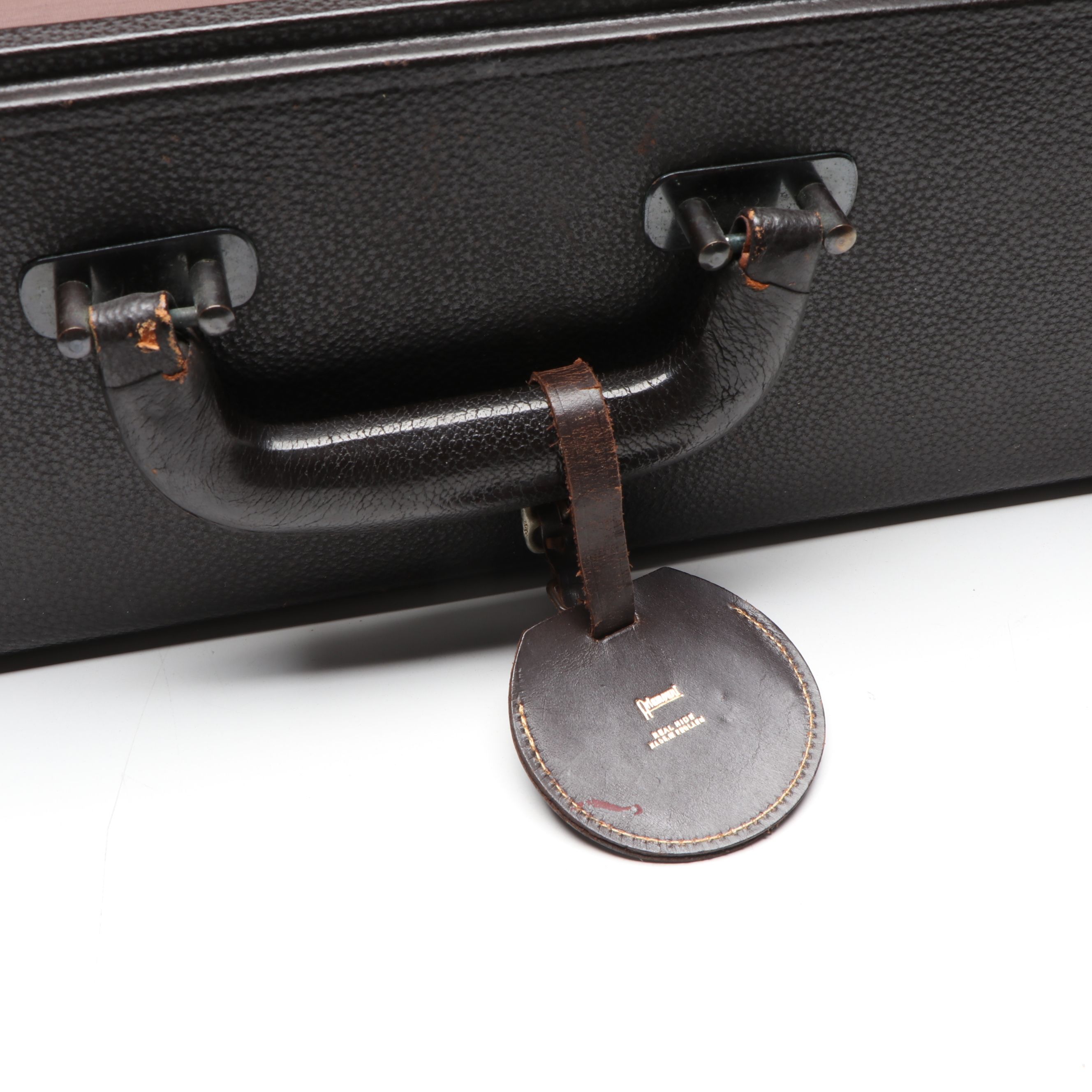 Art Deco Glass and Celluloid Vanity Set and Case, Early to Mid-20th Century