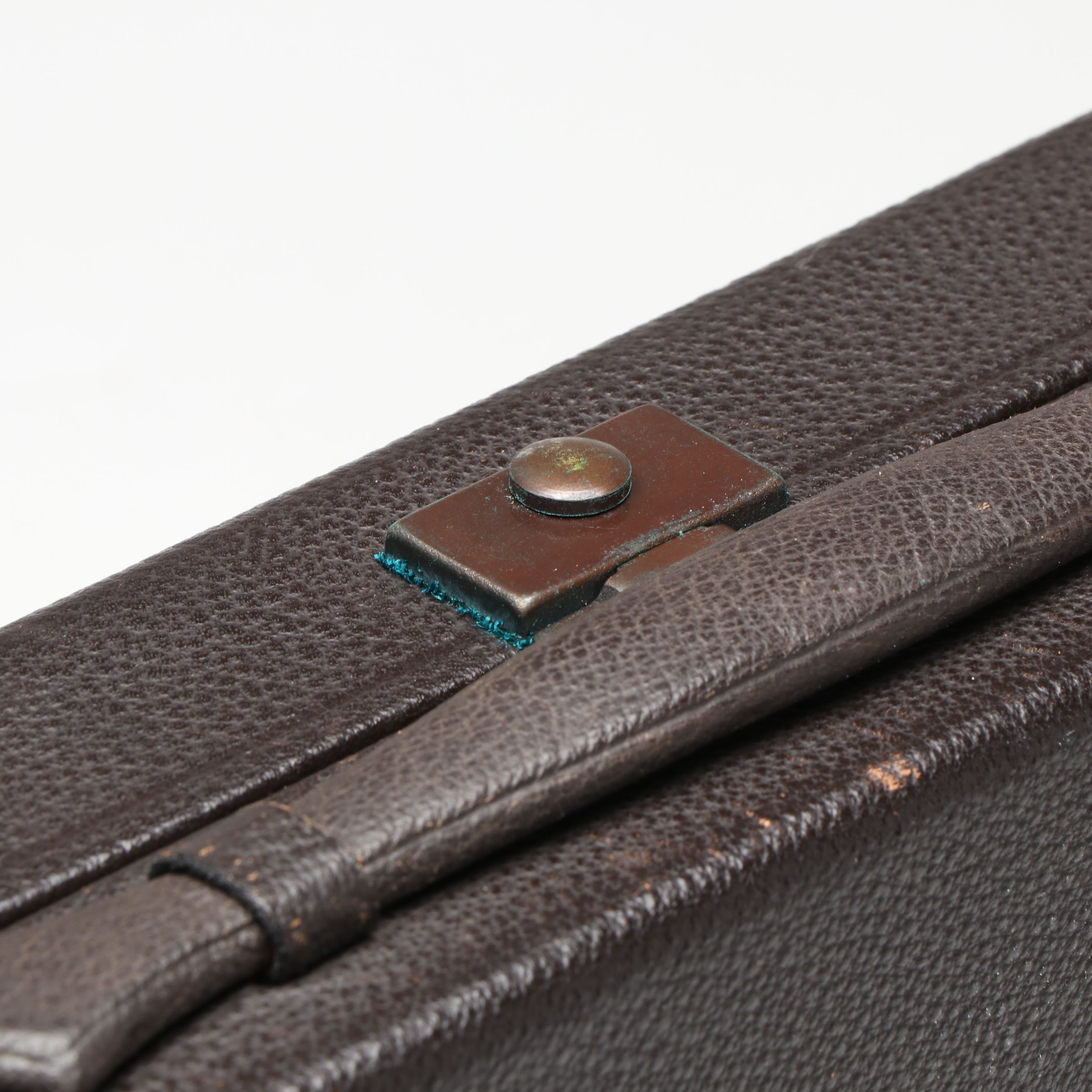 Art Deco Glass and Celluloid Vanity Set and Case, Early to Mid-20th Century