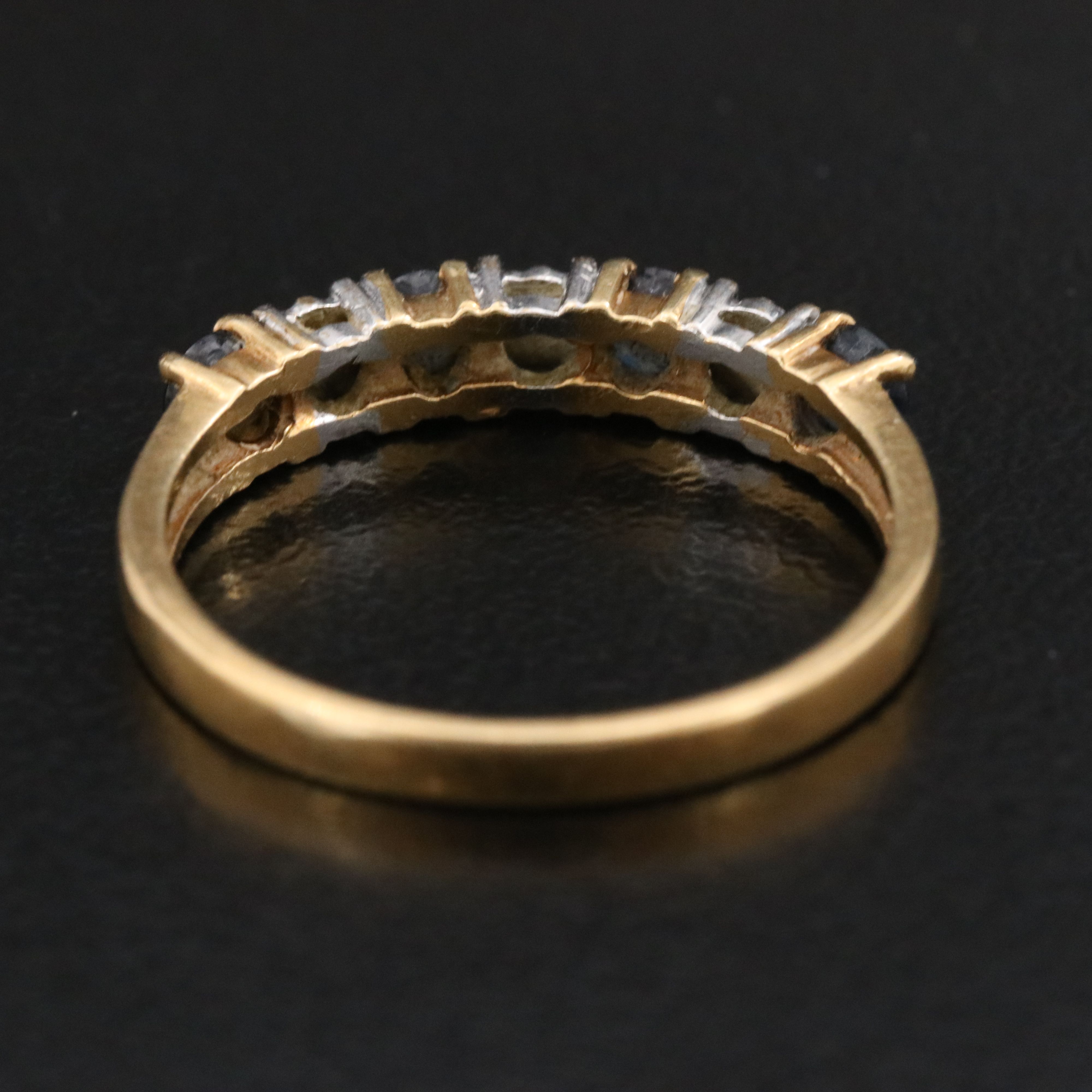 14K Sapphire and Diamond Ring