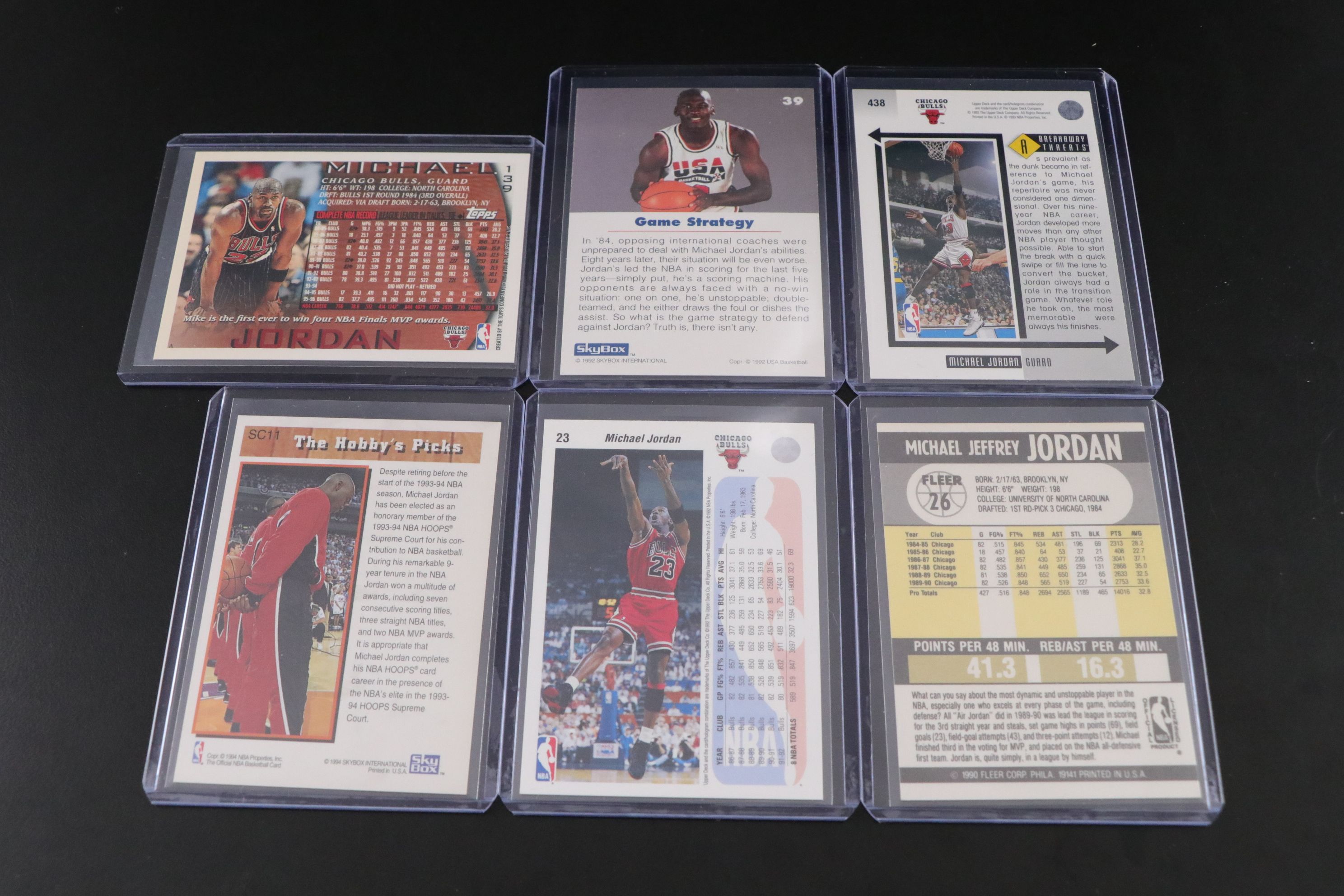 Michael Jordan NBA Trading Card Collection, 1989–1997