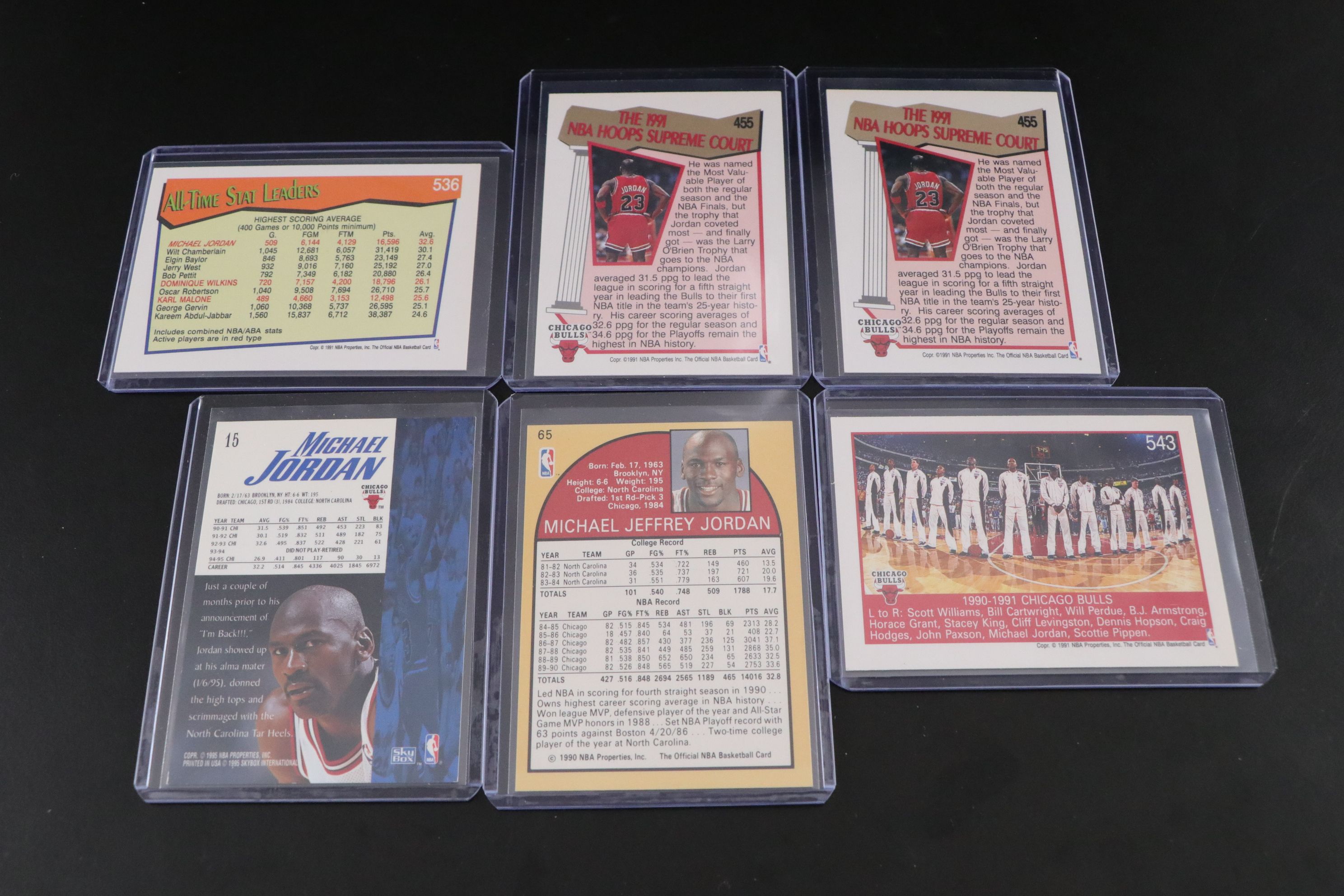 Michael Jordan NBA Trading Card Collection, 1989–1997
