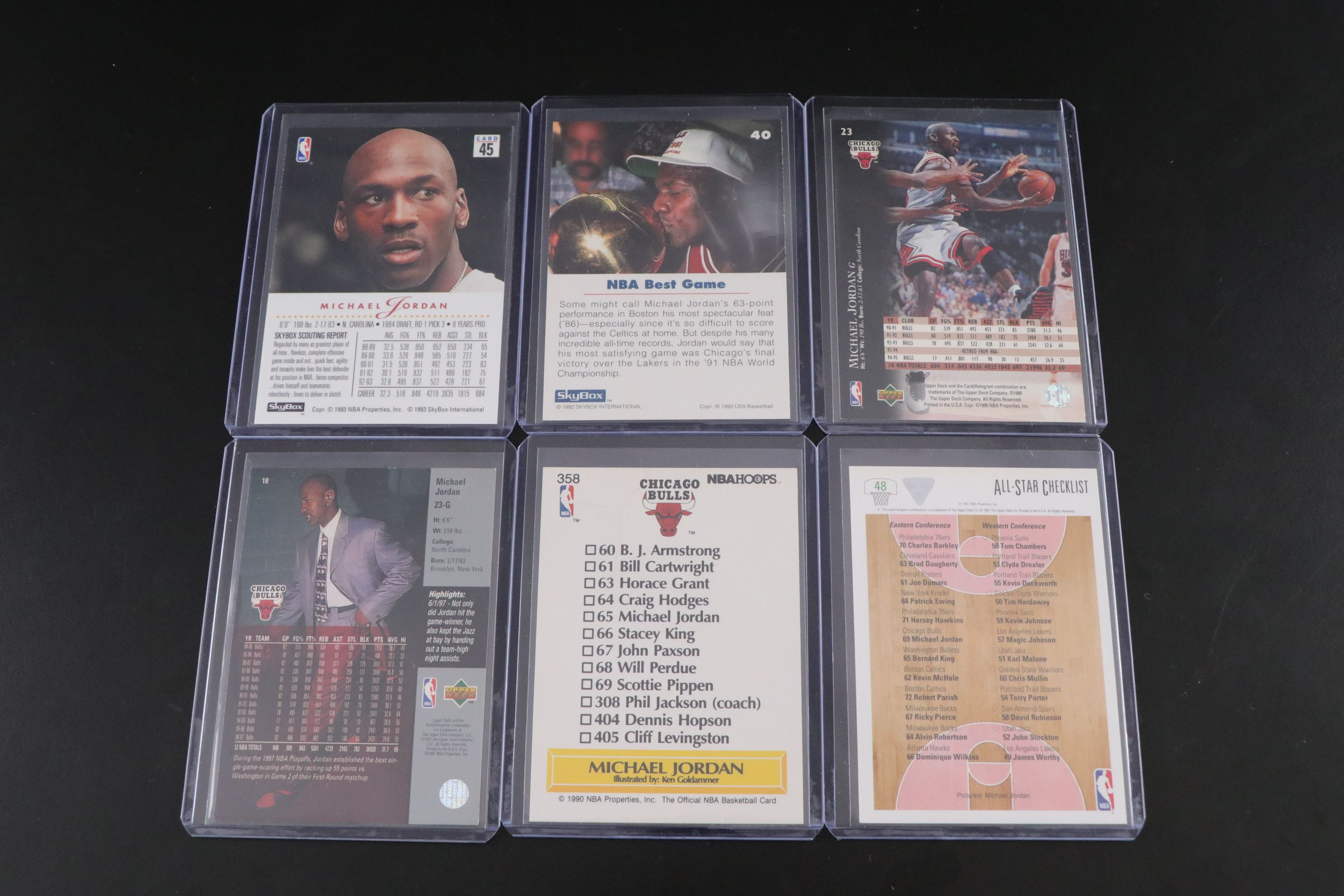 Michael Jordan NBA Trading Card Collection, 1989–1997