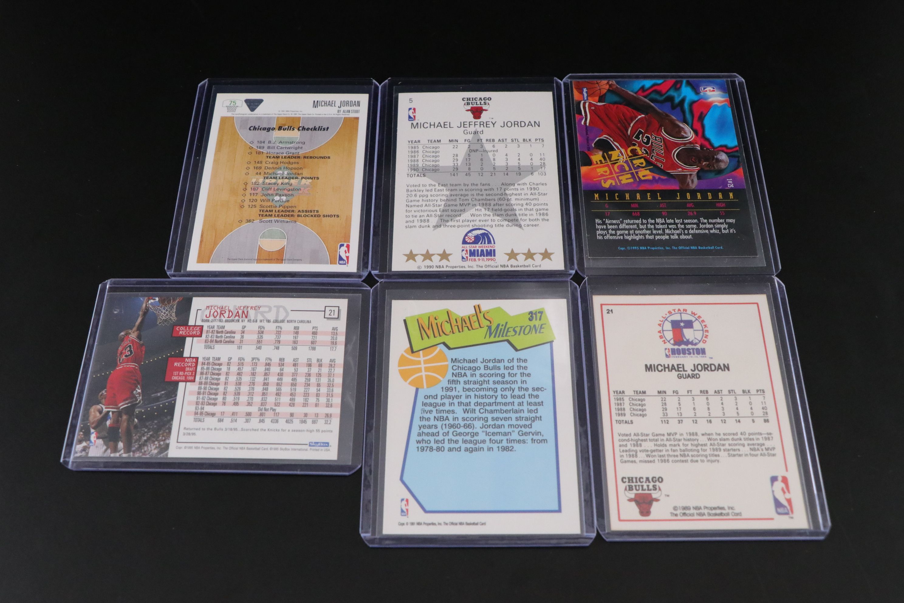 Michael Jordan NBA Trading Card Collection, 1989–1997