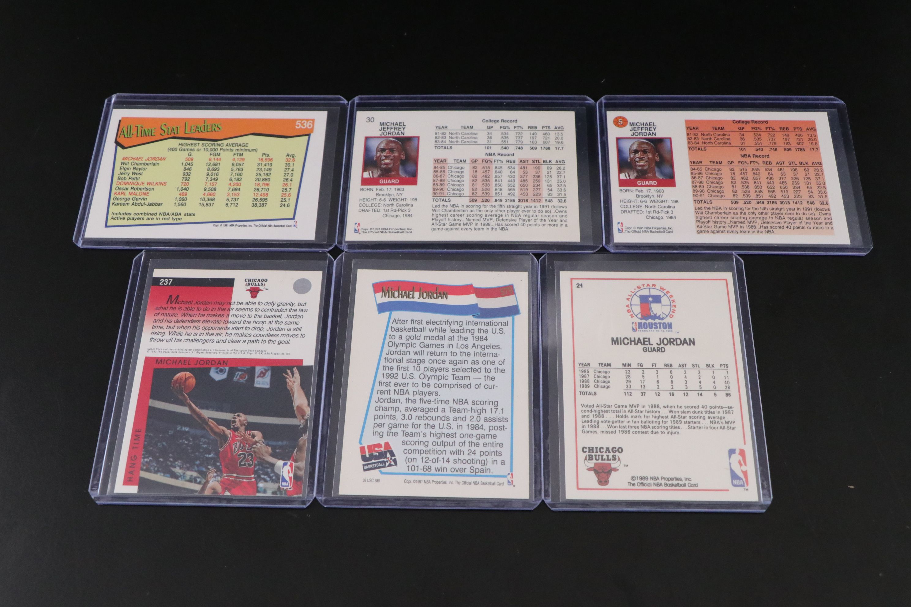 Michael Jordan NBA Trading Card Collection, 1989–1997