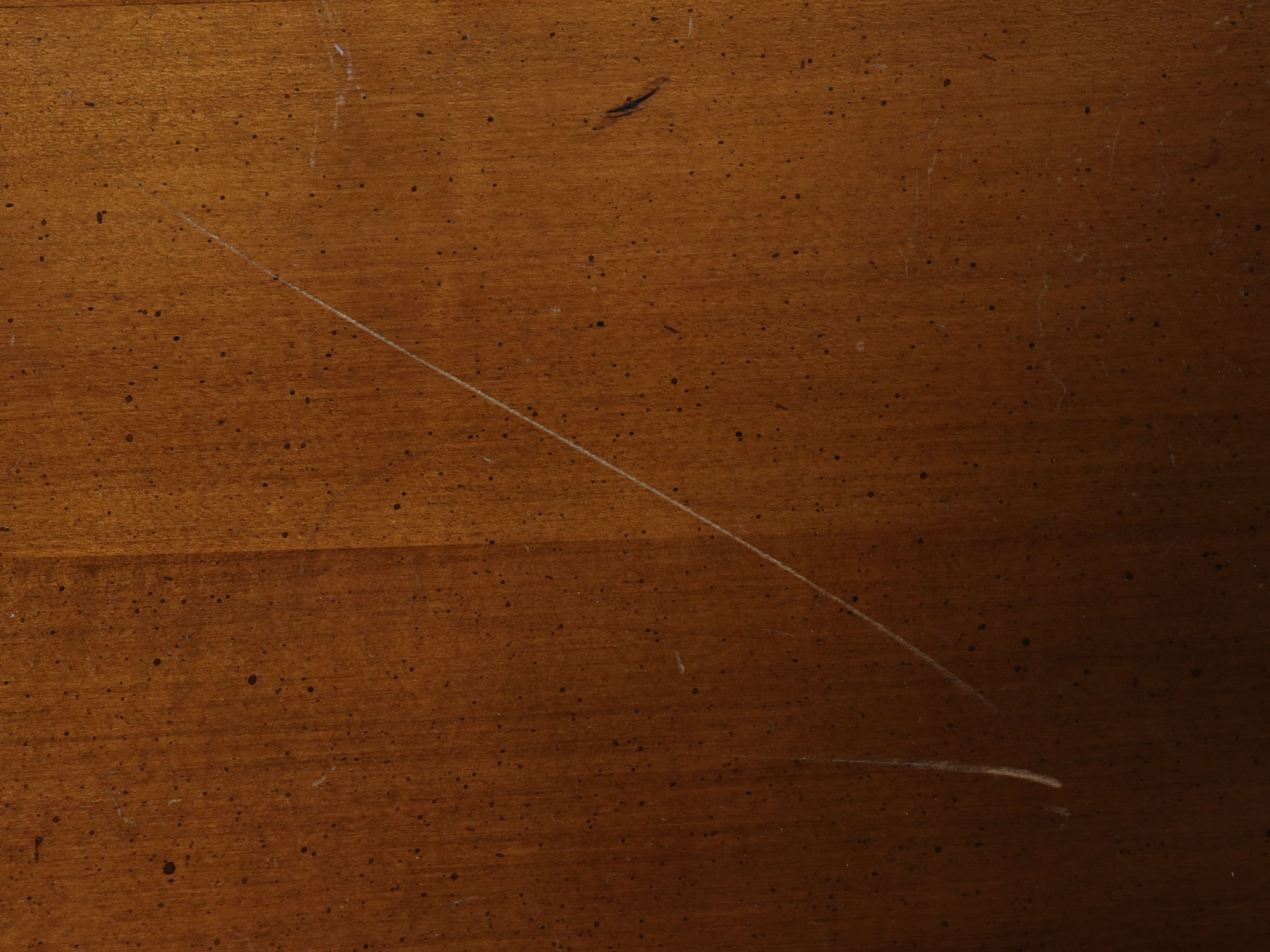 Butler Mediterranean Style Maple Console Cabinet with Mirror, 1960s