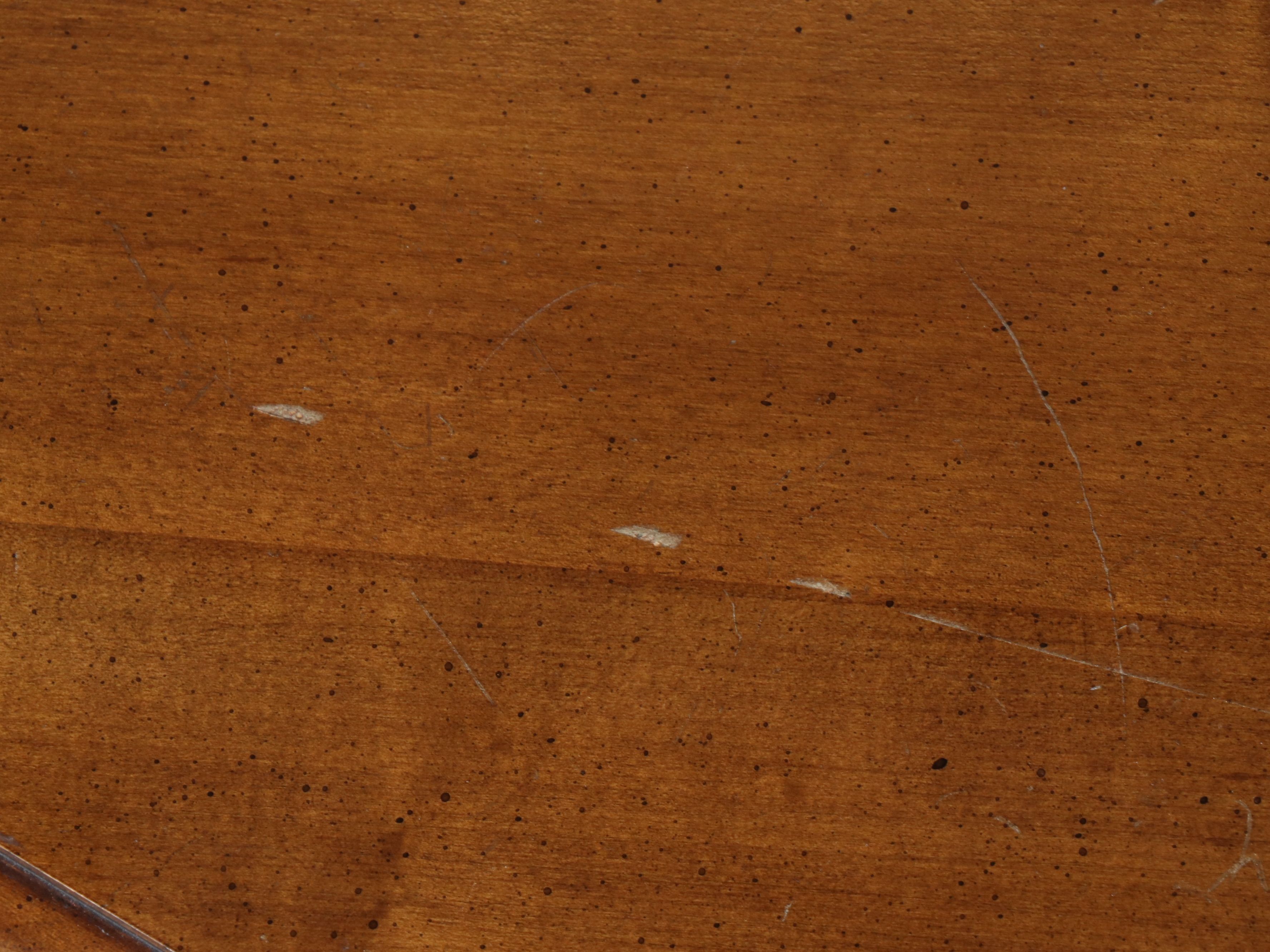 Butler Mediterranean Style Maple Console Cabinet with Mirror, 1960s