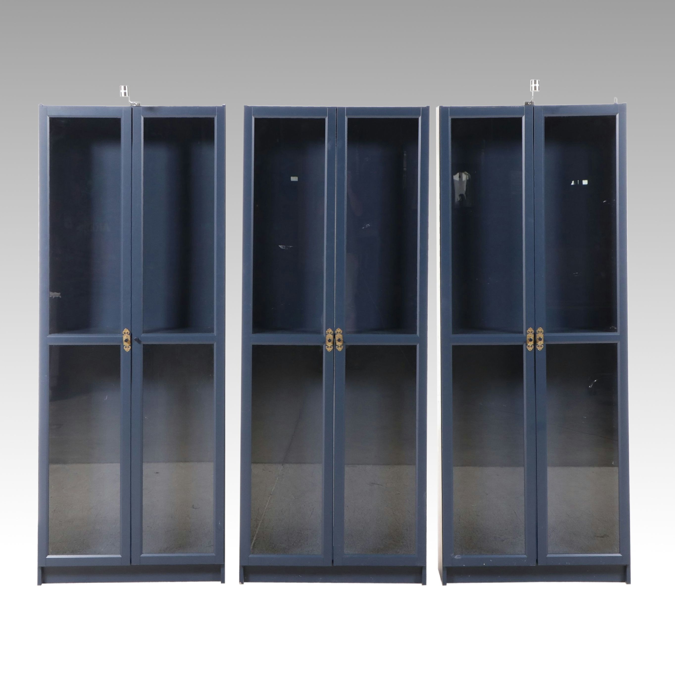 Set of Three IKEA Modular Bookcase