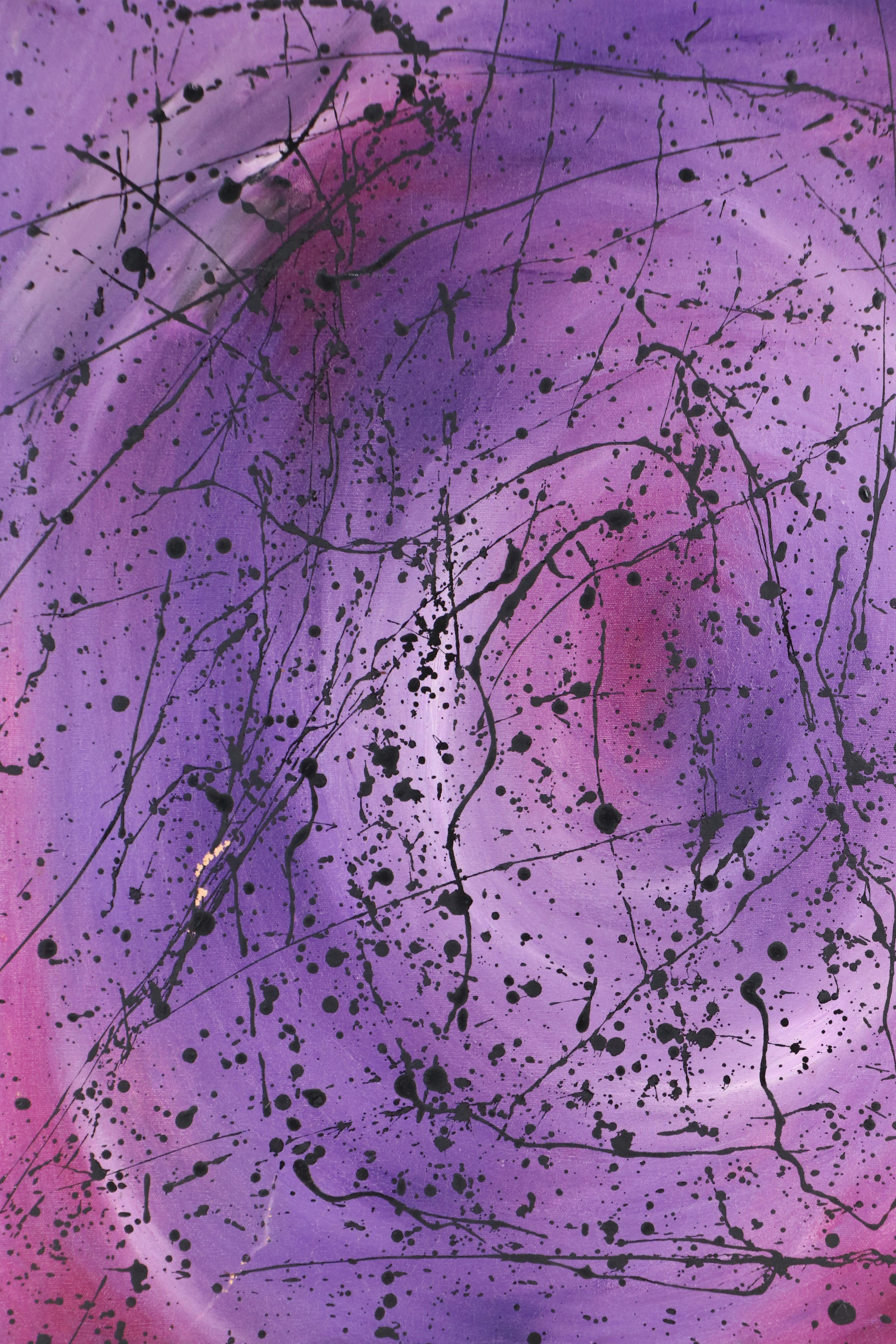 Johnny Tiger Moscowitz Abstract Acrylic Painting "Memory Of That Moment"