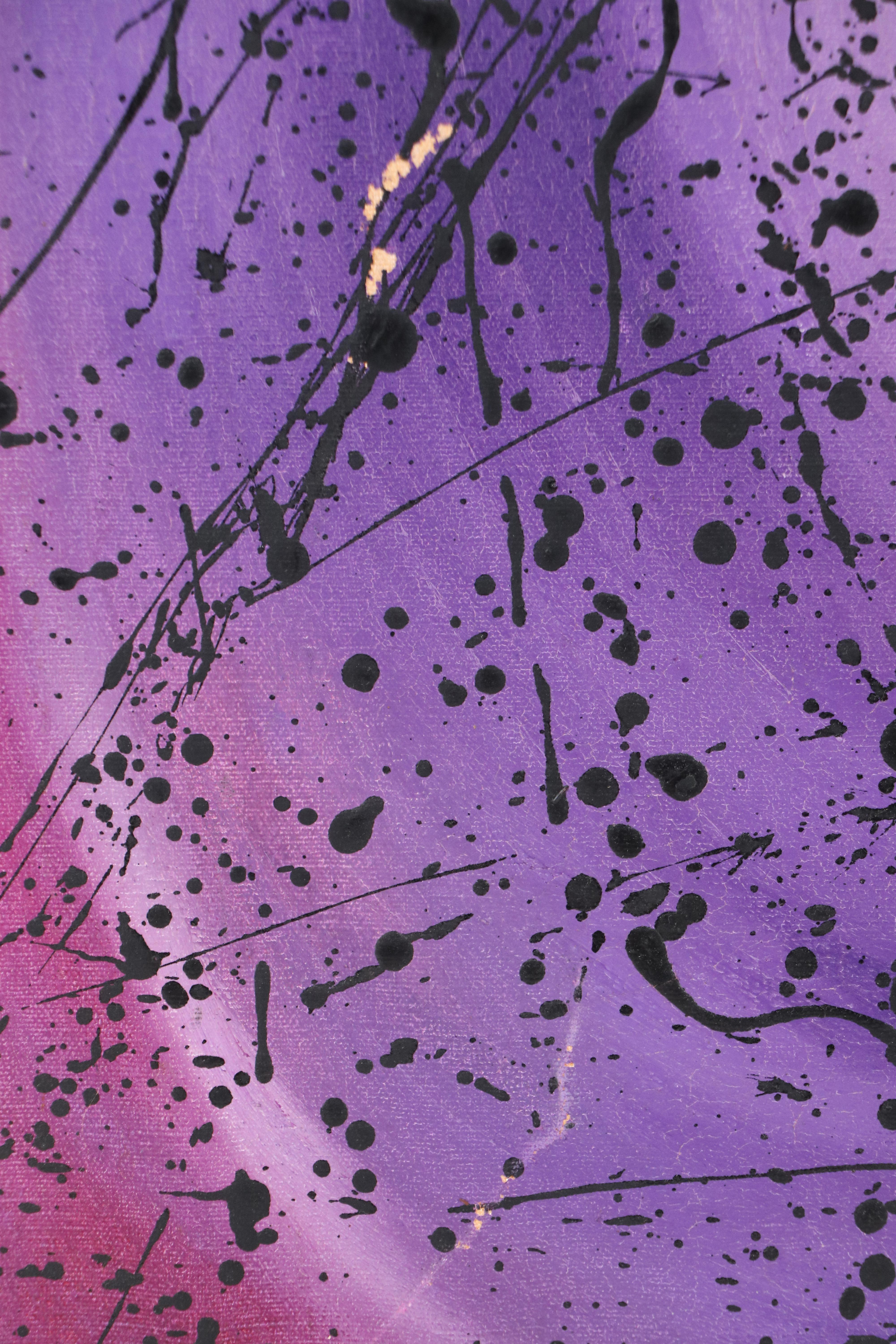 Johnny Tiger Moscowitz Abstract Acrylic Painting "Memory Of That Moment"