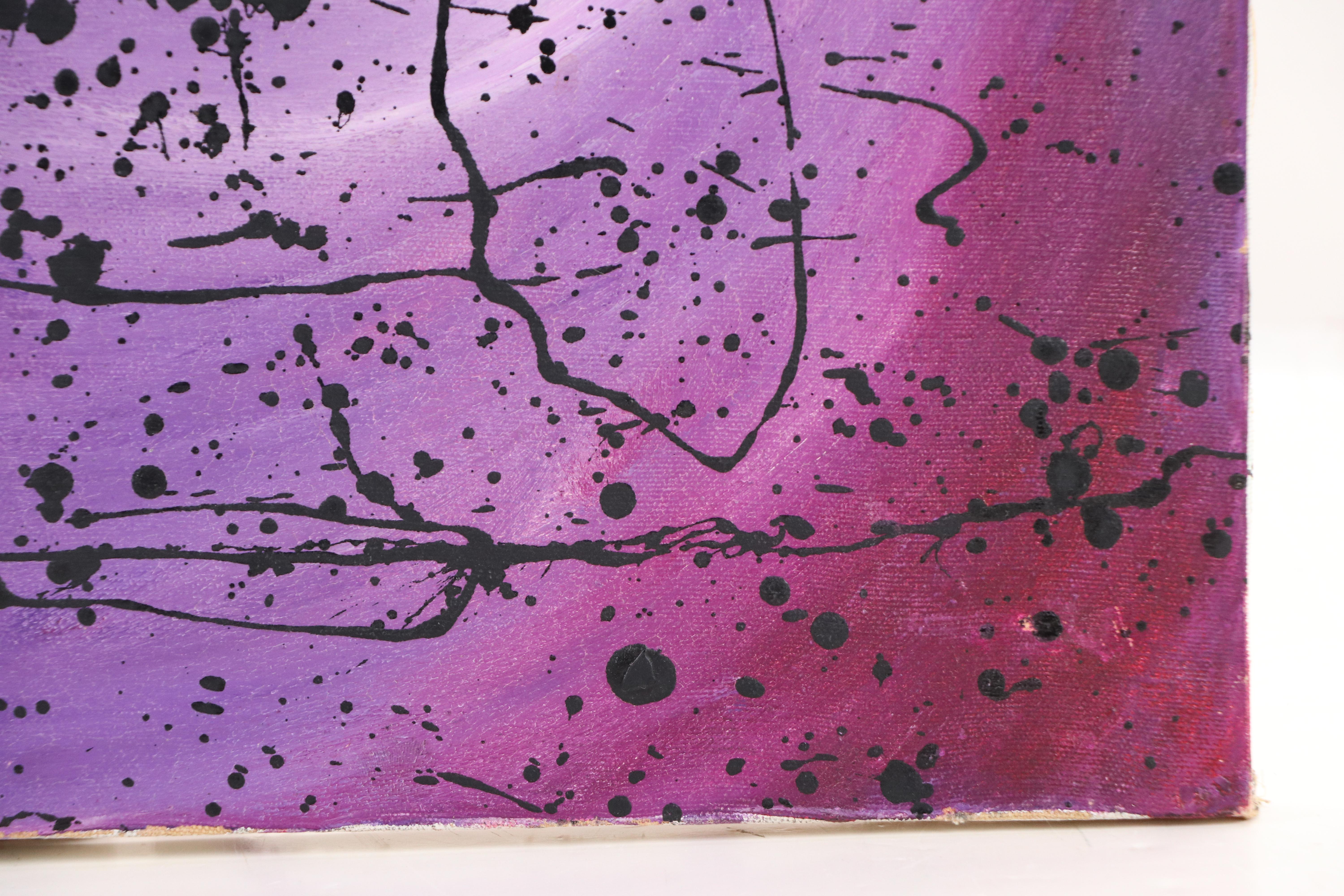 Johnny Tiger Moscowitz Abstract Acrylic Painting "Memory Of That Moment"