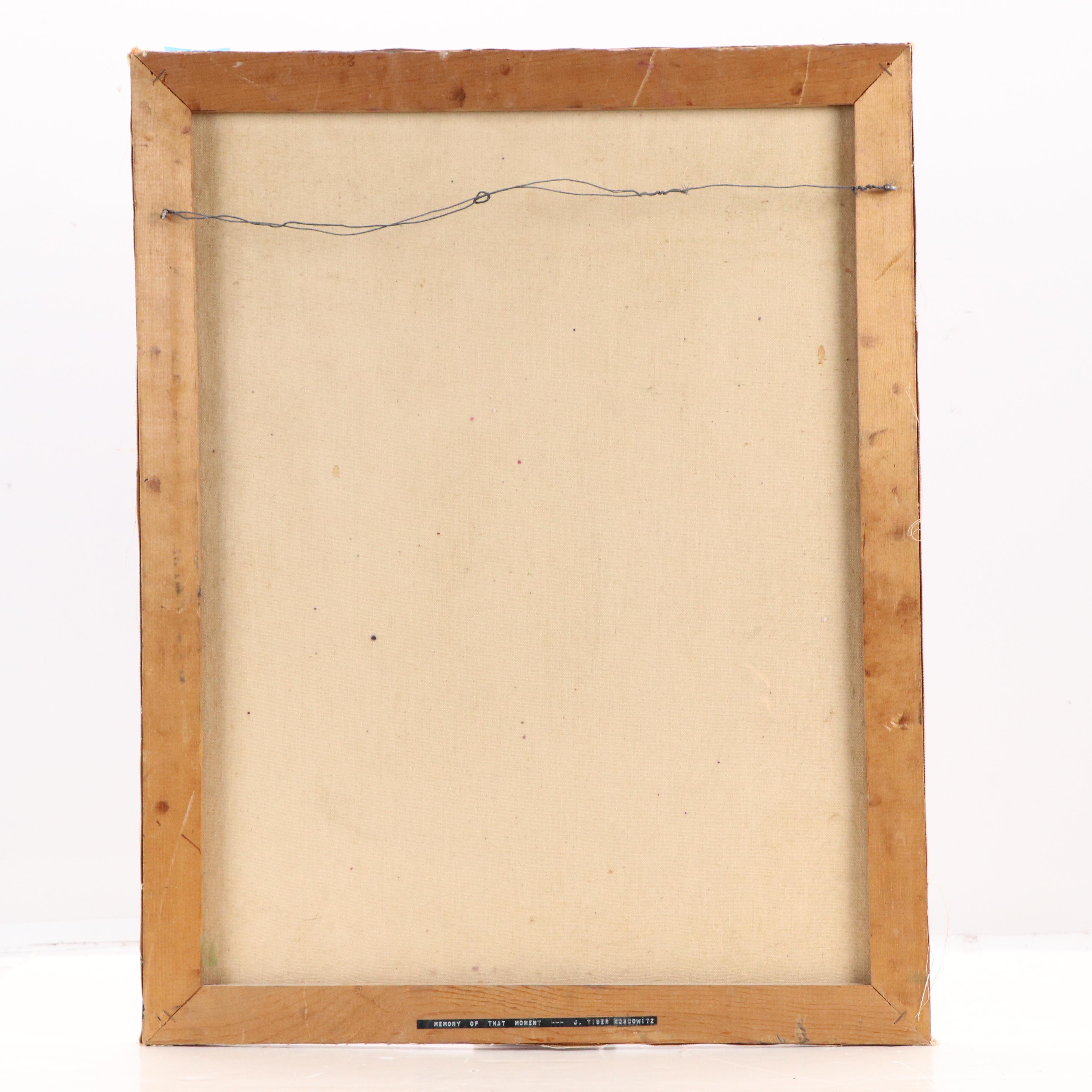 Johnny Tiger Moscowitz Abstract Acrylic Painting "Memory Of That Moment"