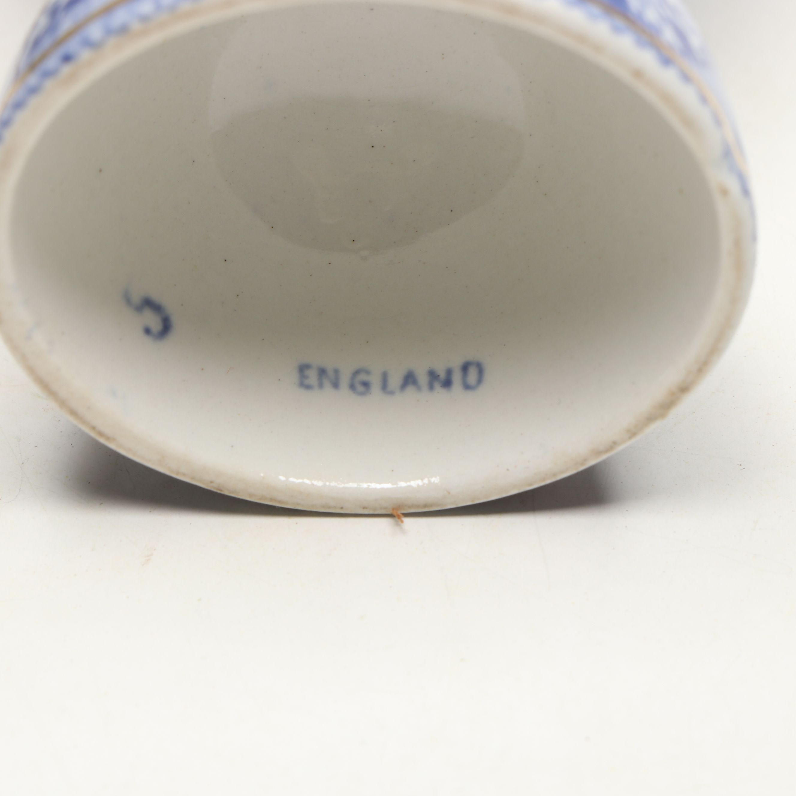 Mason's "Vista" and Other Egg Cups with Hand-Painted Antique Tea Cup Sets