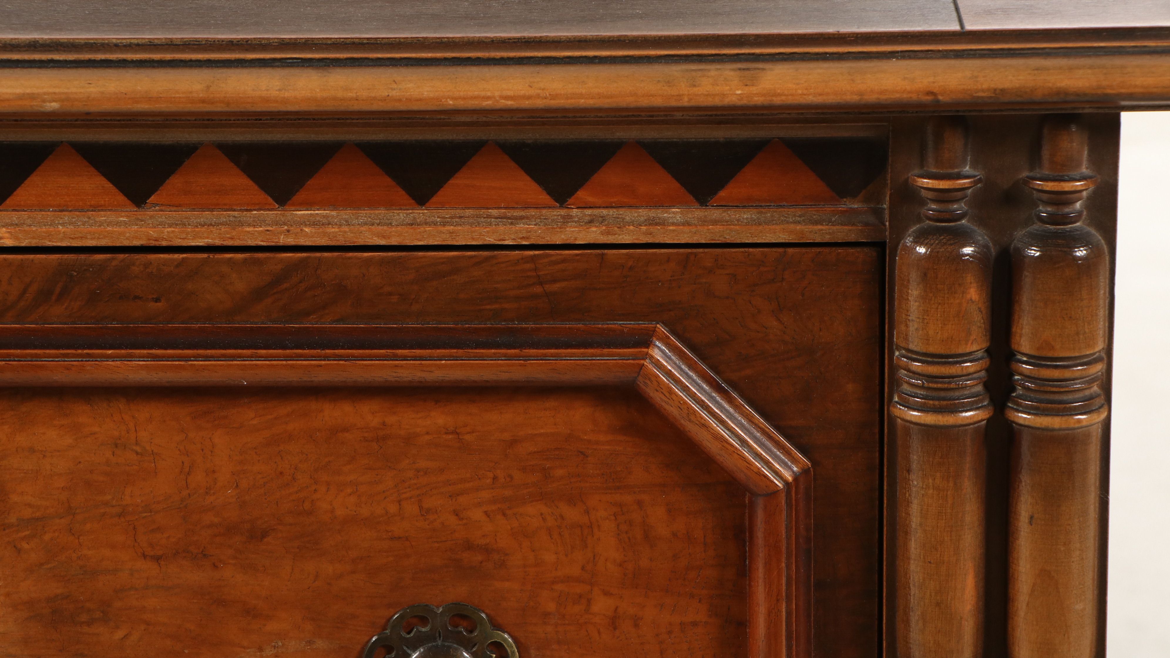 Berkey & Gay Jacobean Style Walnut Sideboard , 1920s