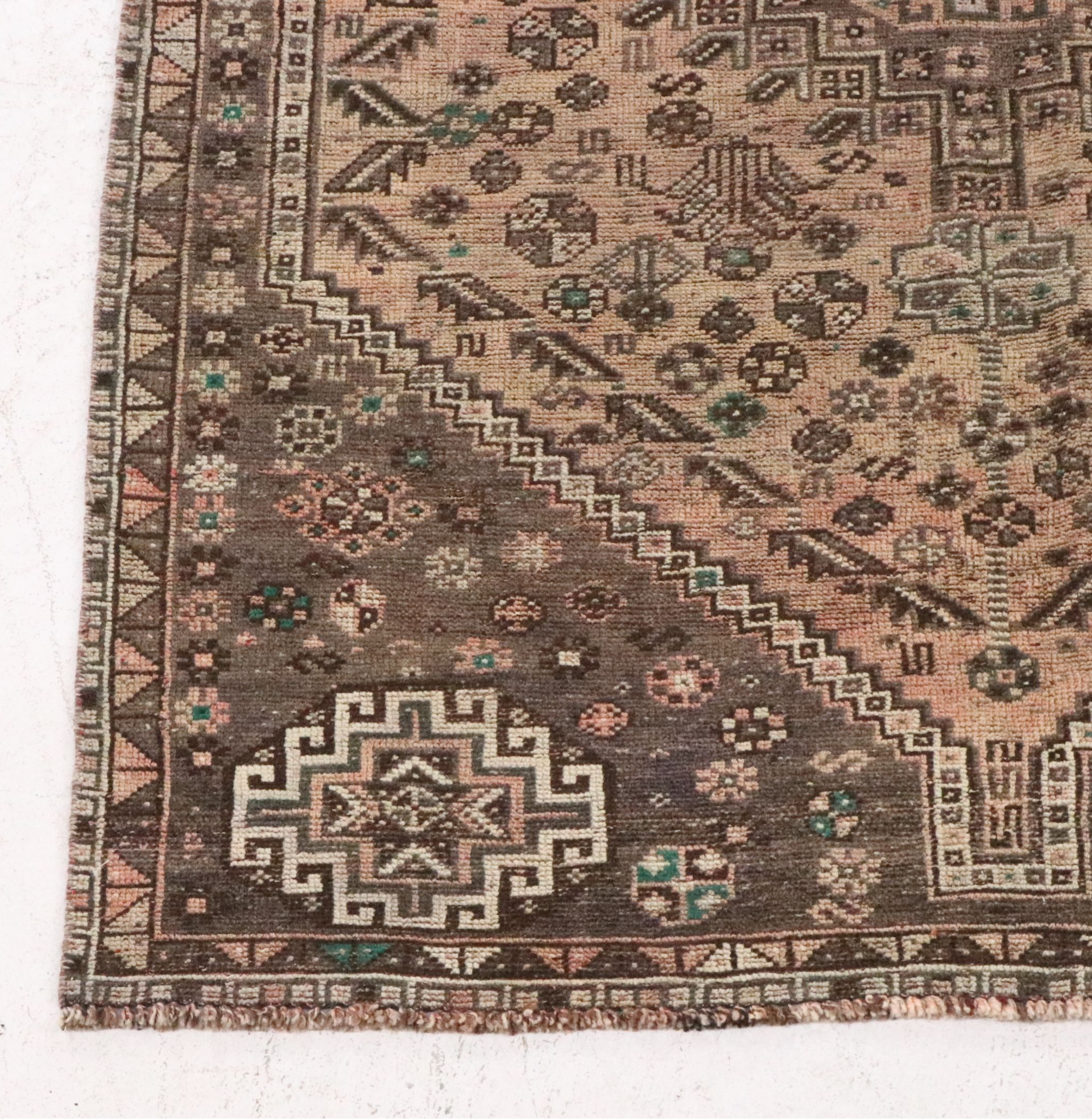 4'4 x 7'7 Hand-Knotted Persian Abadeh Area Rug