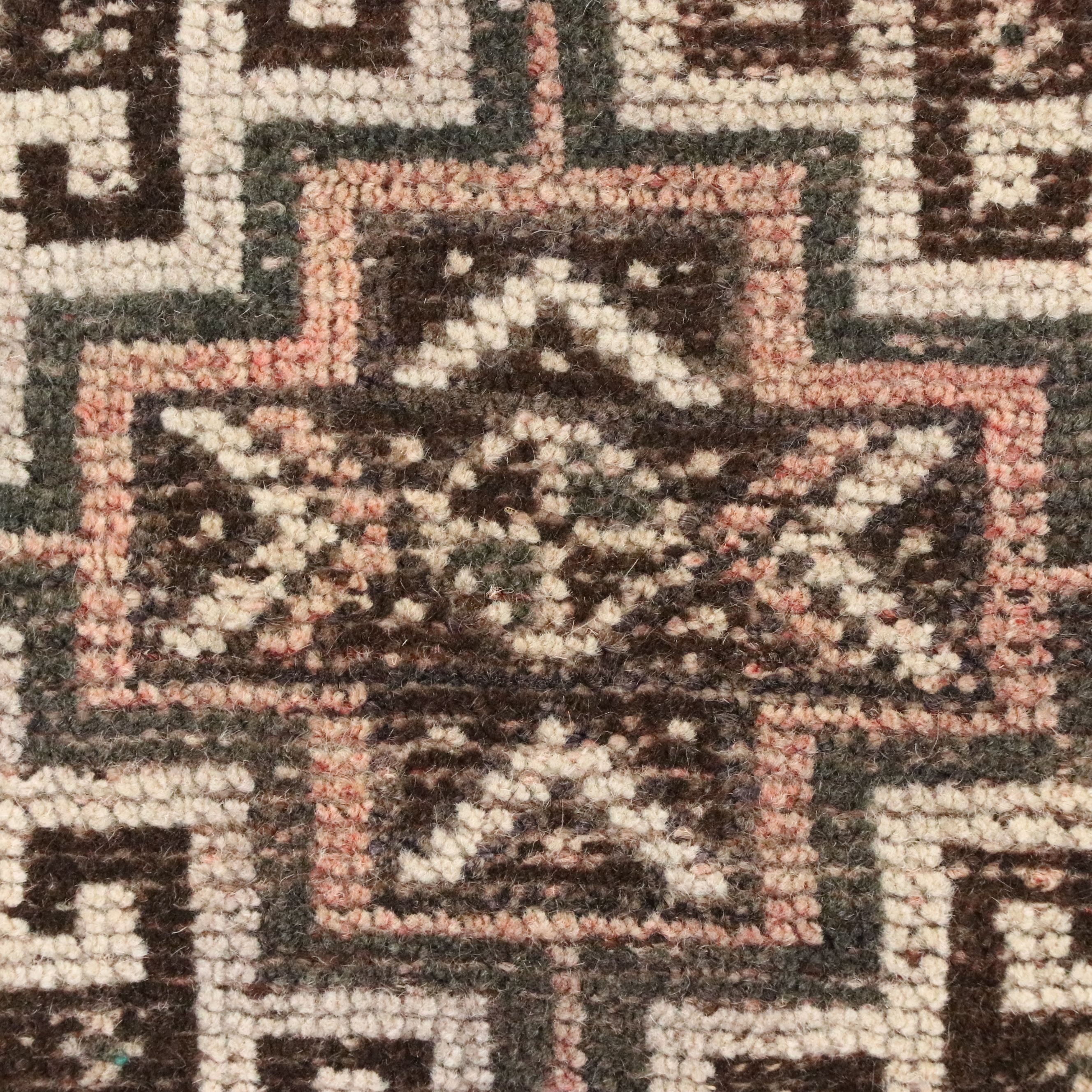 4'4 x 7'7 Hand-Knotted Persian Abadeh Area Rug