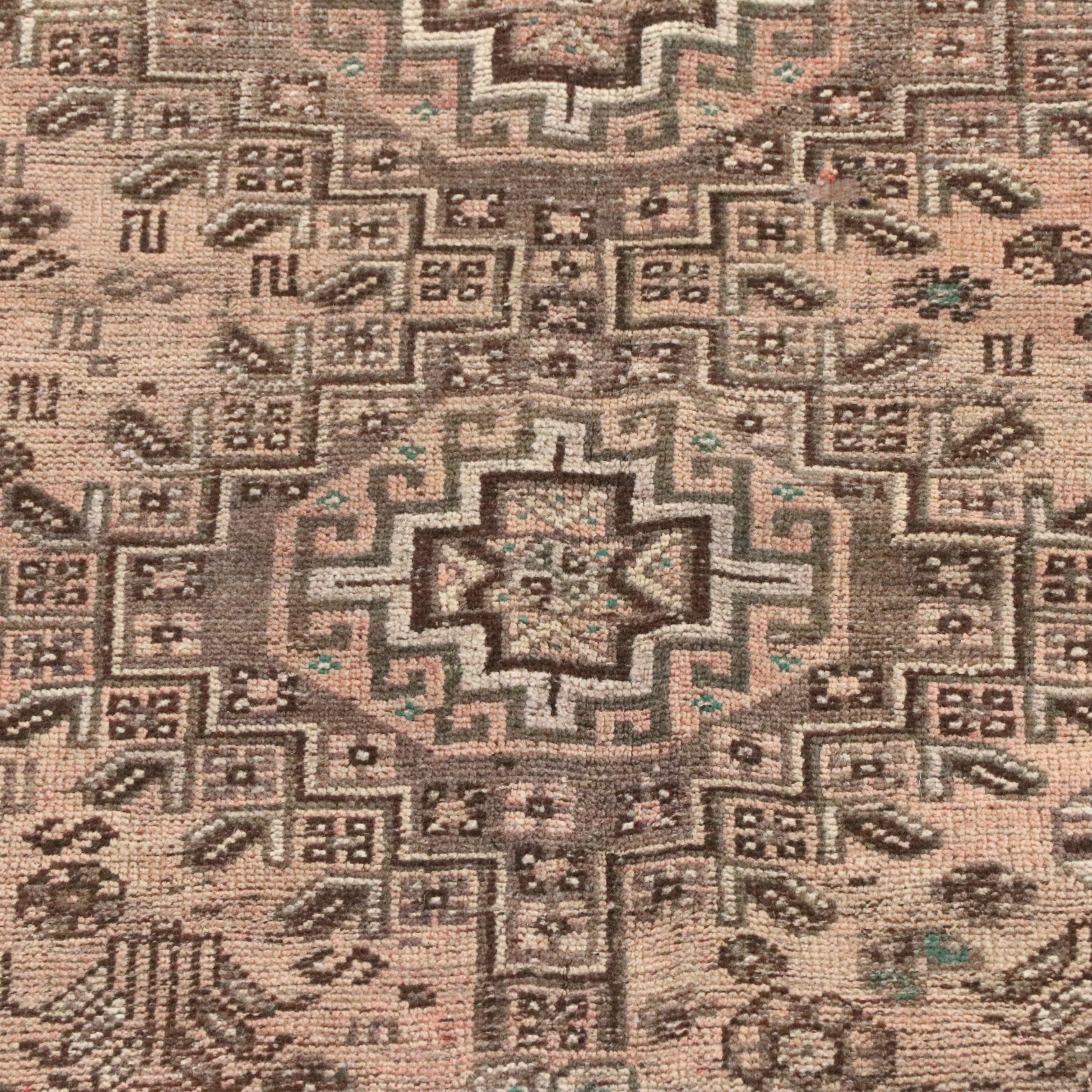 4'4 x 7'7 Hand-Knotted Persian Abadeh Area Rug