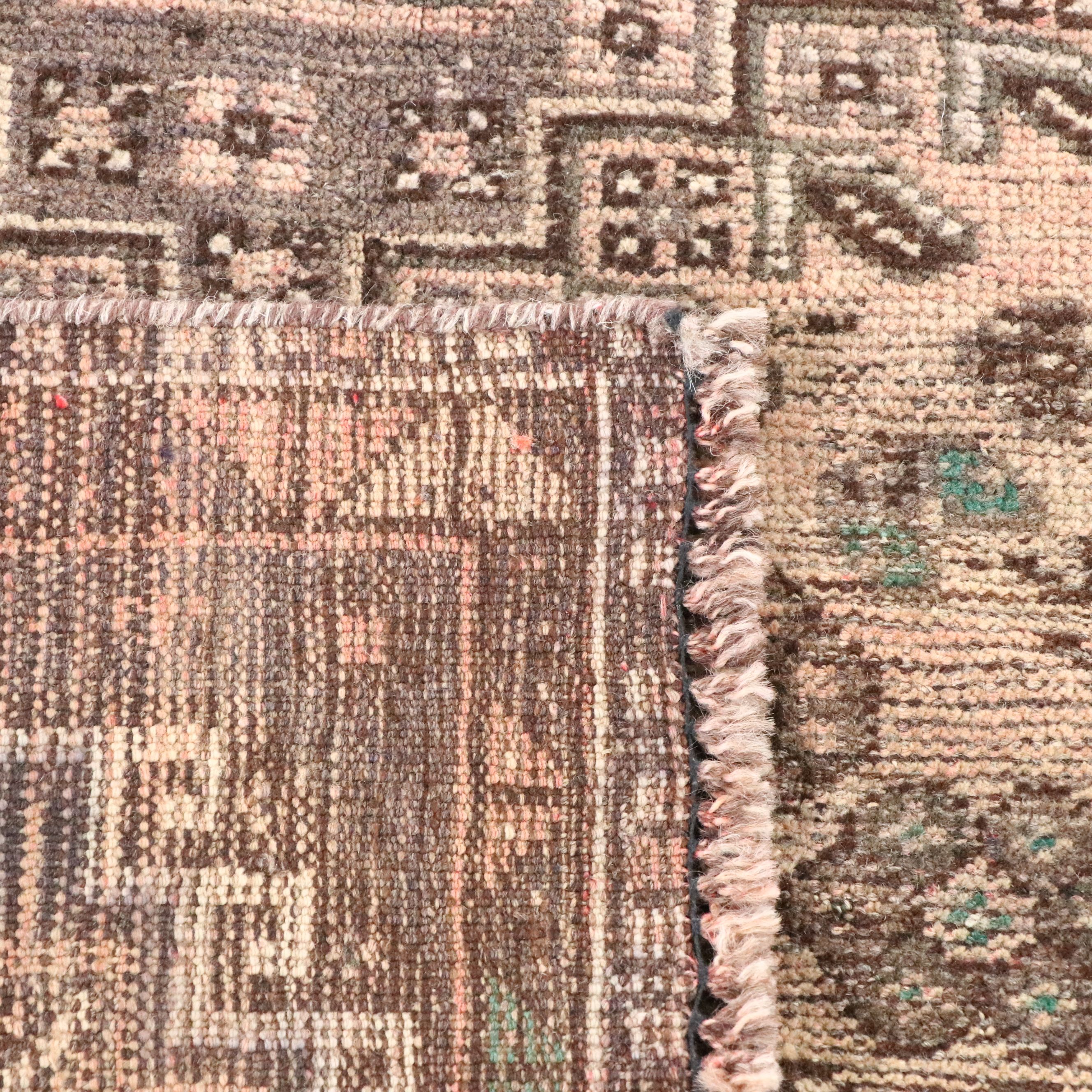 4'4 x 7'7 Hand-Knotted Persian Abadeh Area Rug