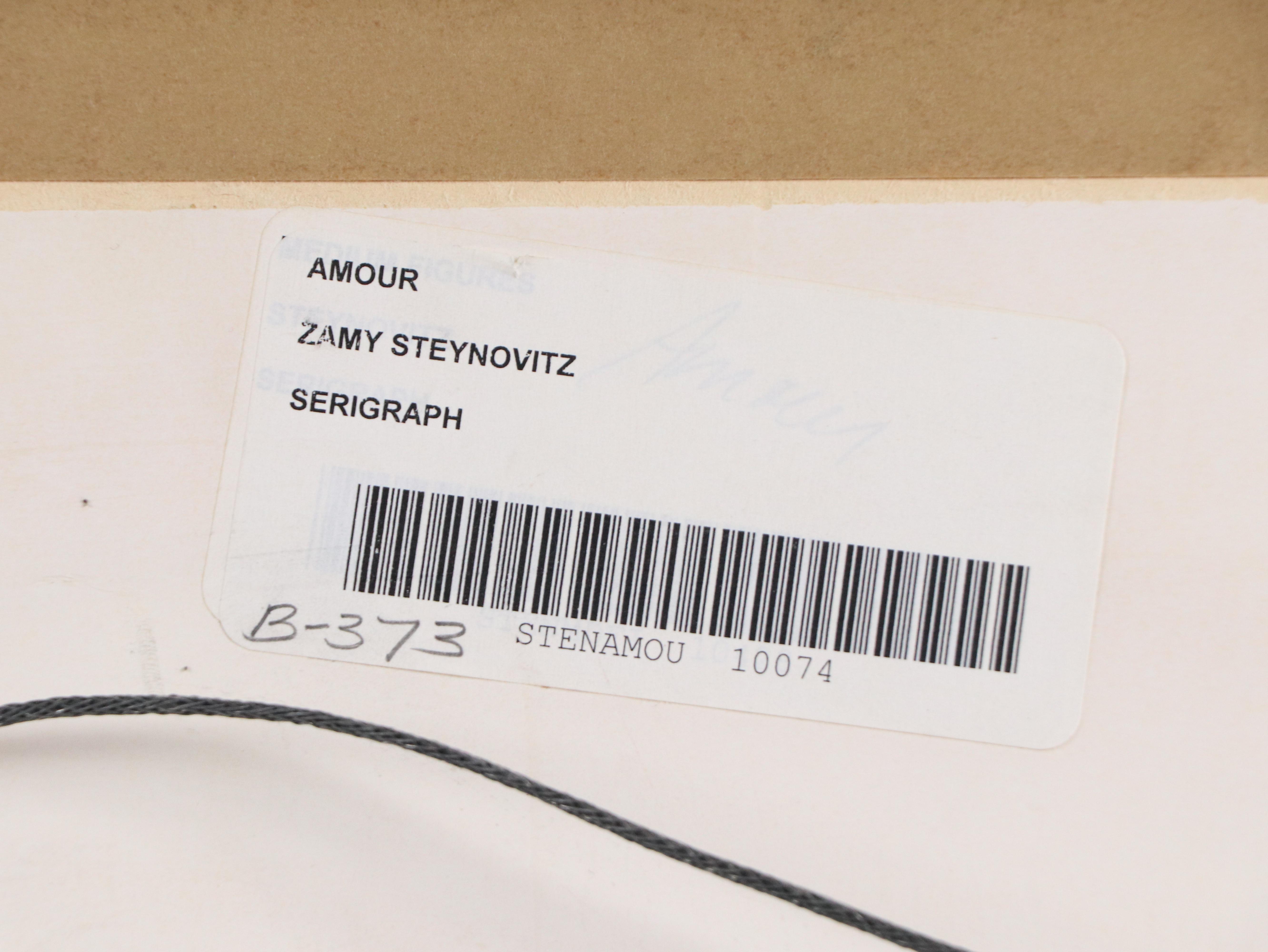 Zamy Steynovitz Serigraph "Speaking Love," Late 20th Century