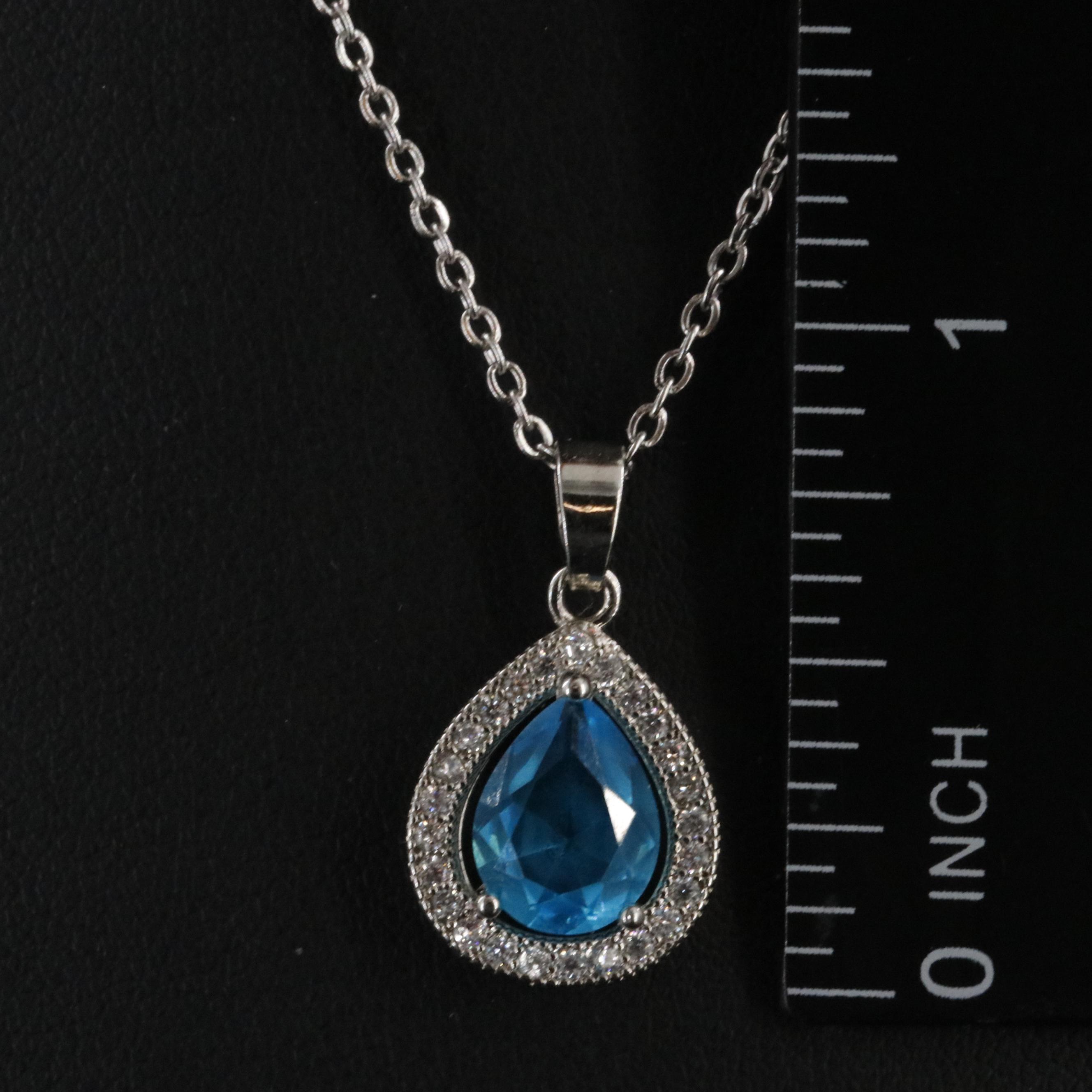 CZ Pendant Necklace