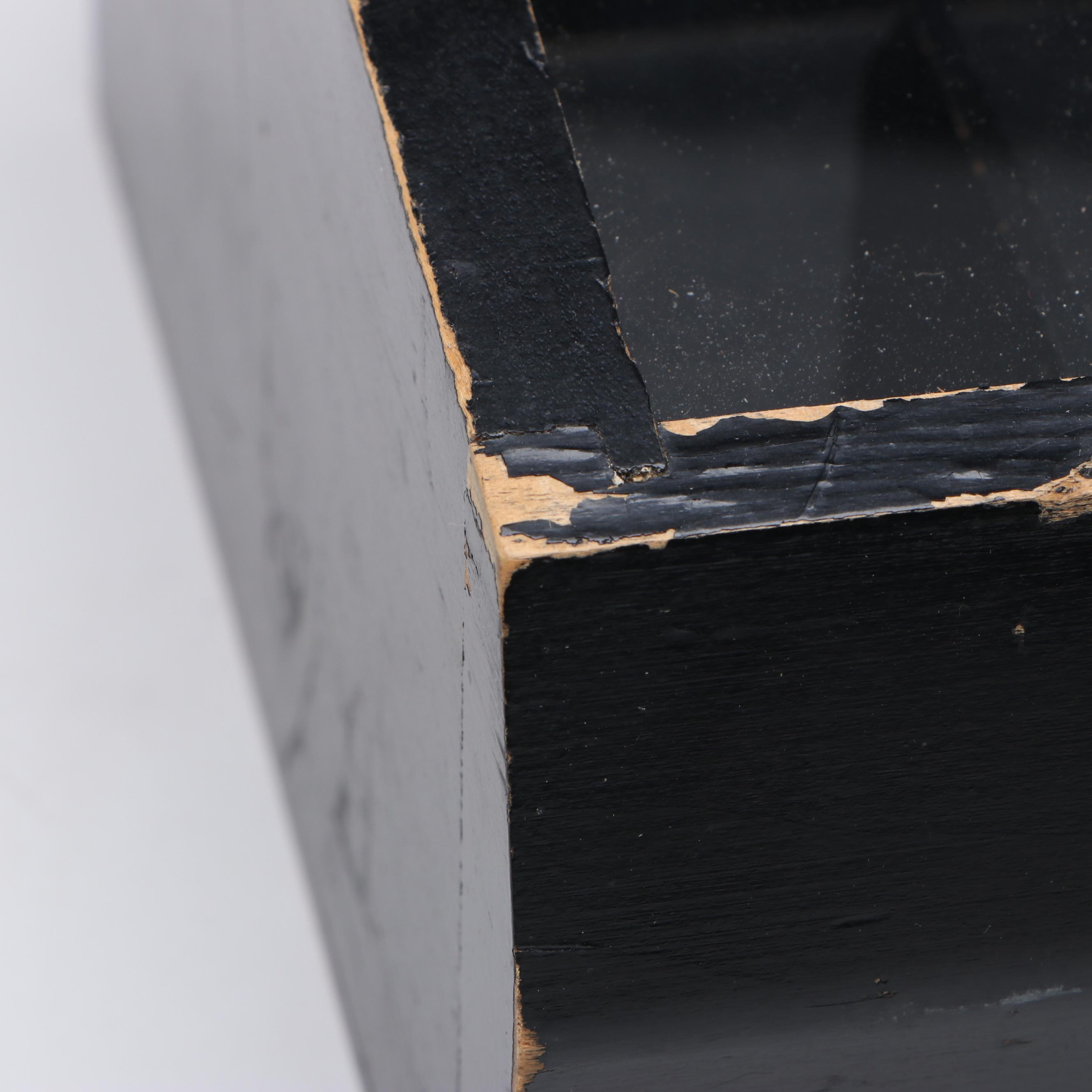 Foster Black Wooden Advertising Store Display, Early to Mid-20th Century