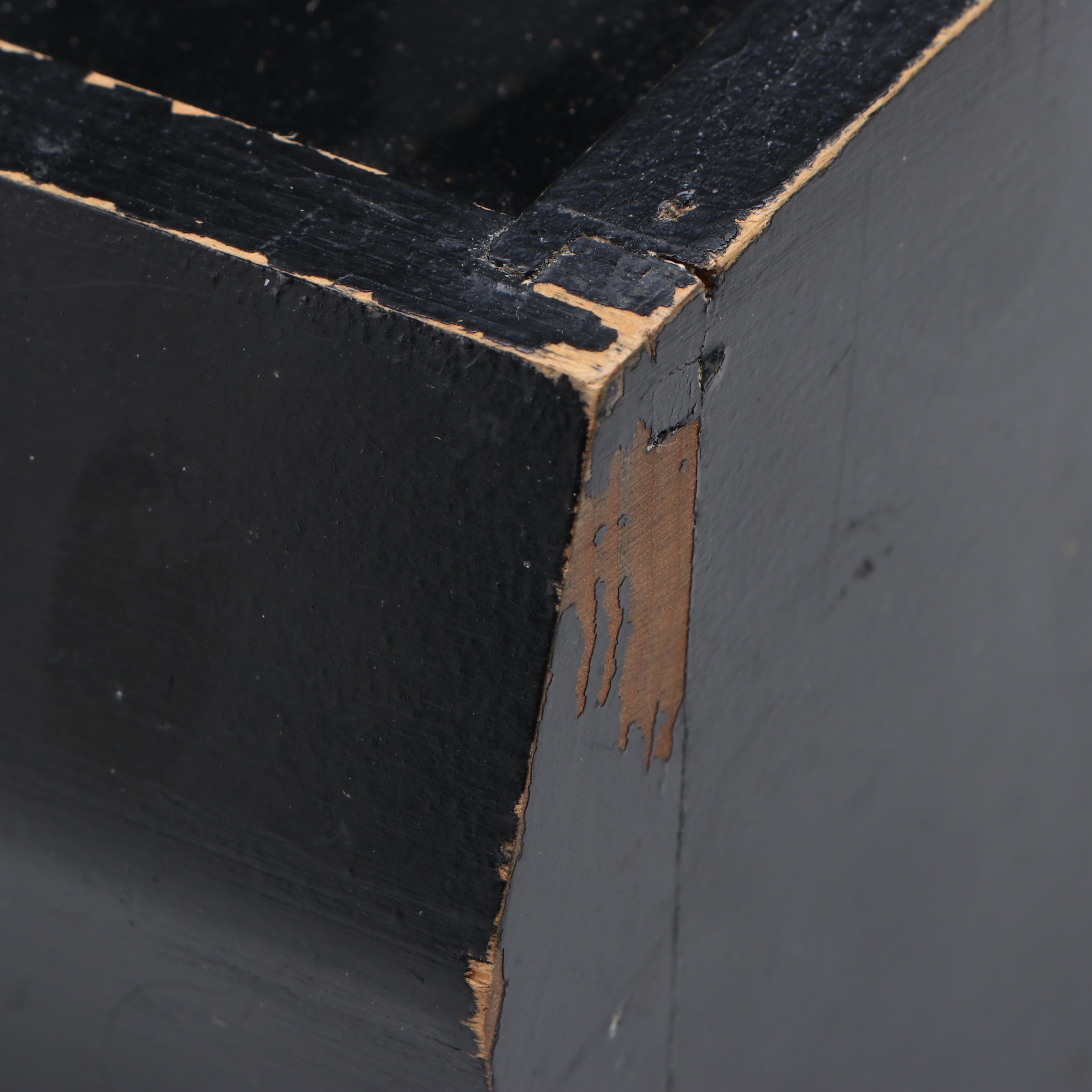 Foster Black Wooden Advertising Store Display, Early to Mid-20th Century