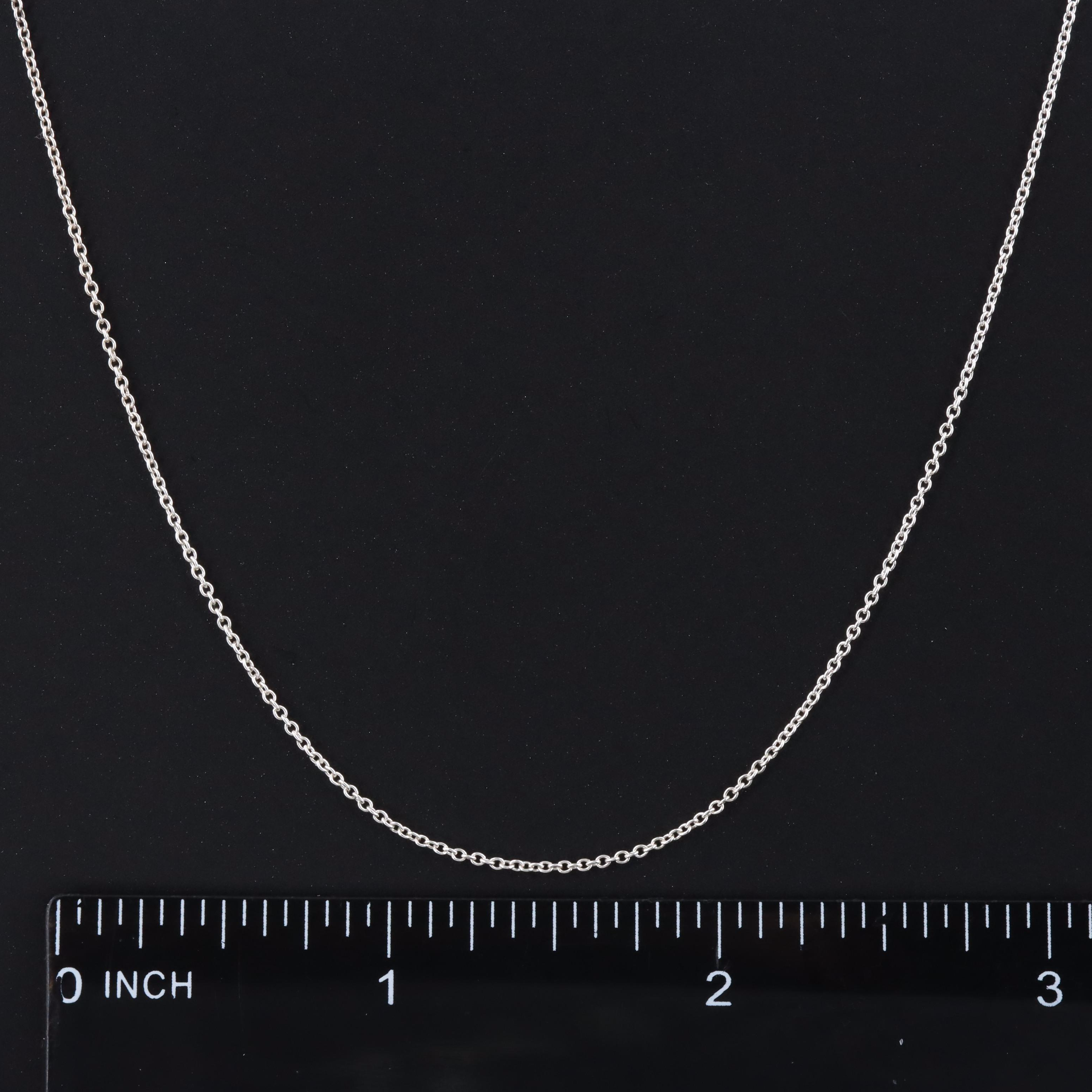 Tiffany & Co. Sterling Cable Chain Necklace