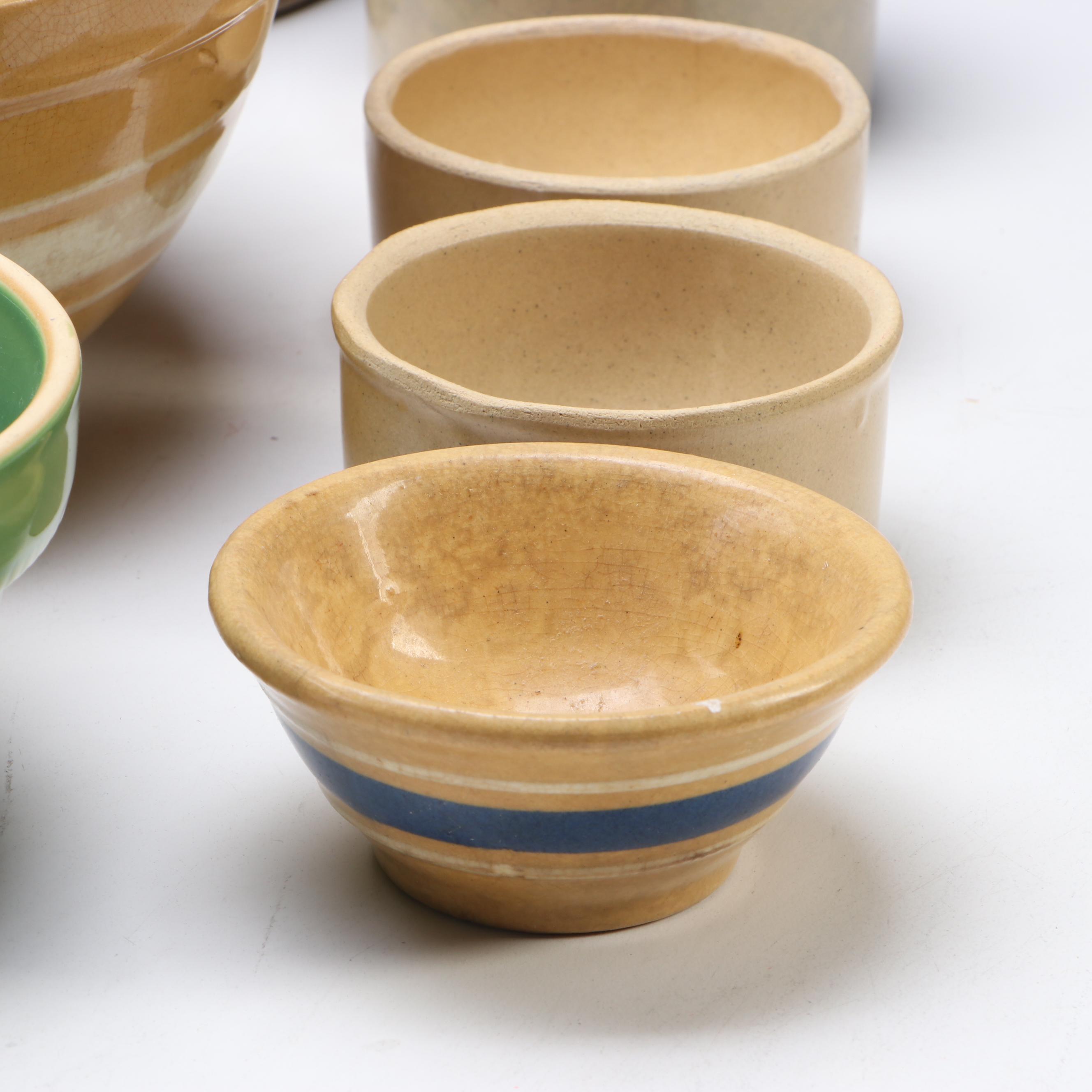 Robinson Ransbottom with Other Ceramic Bowls and Crocks