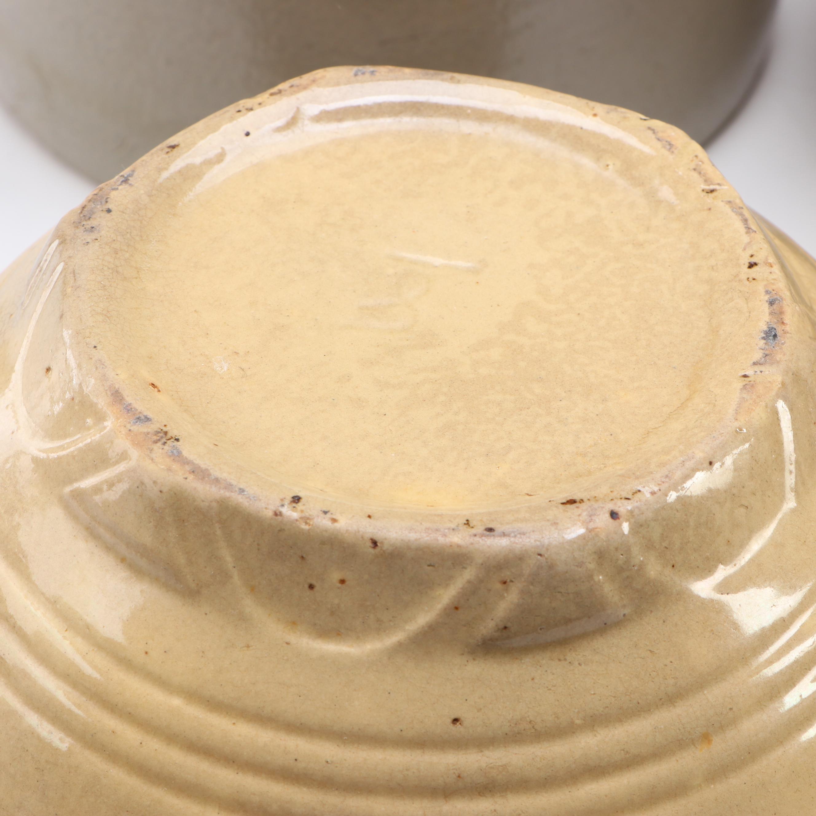 Robinson Ransbottom with Other Ceramic Bowls and Crocks