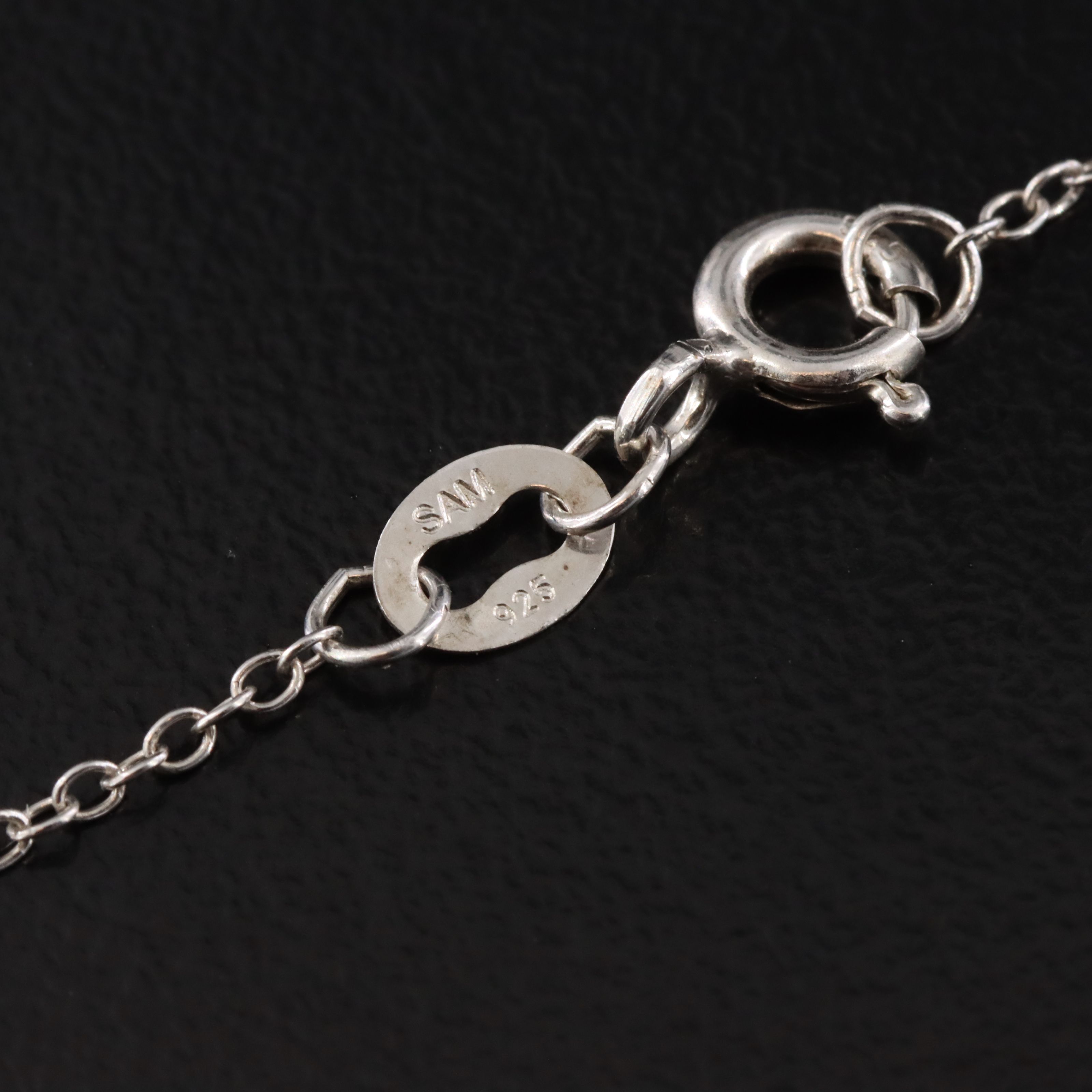 Sterling Tanzanite Pendant Necklace