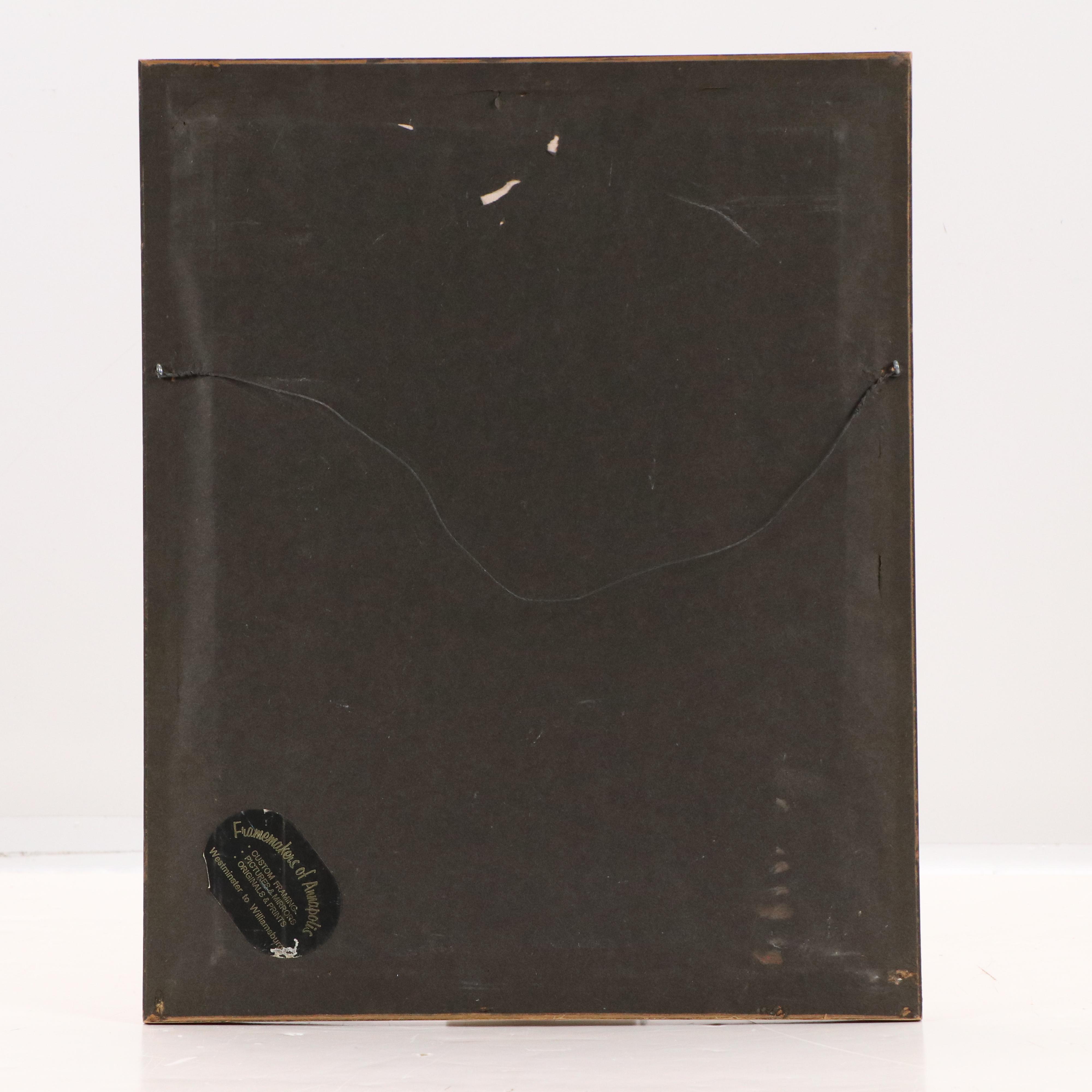 Paul Geissler Hand-Colored Etching "Rothenburg ob der Tauber," 20th Century