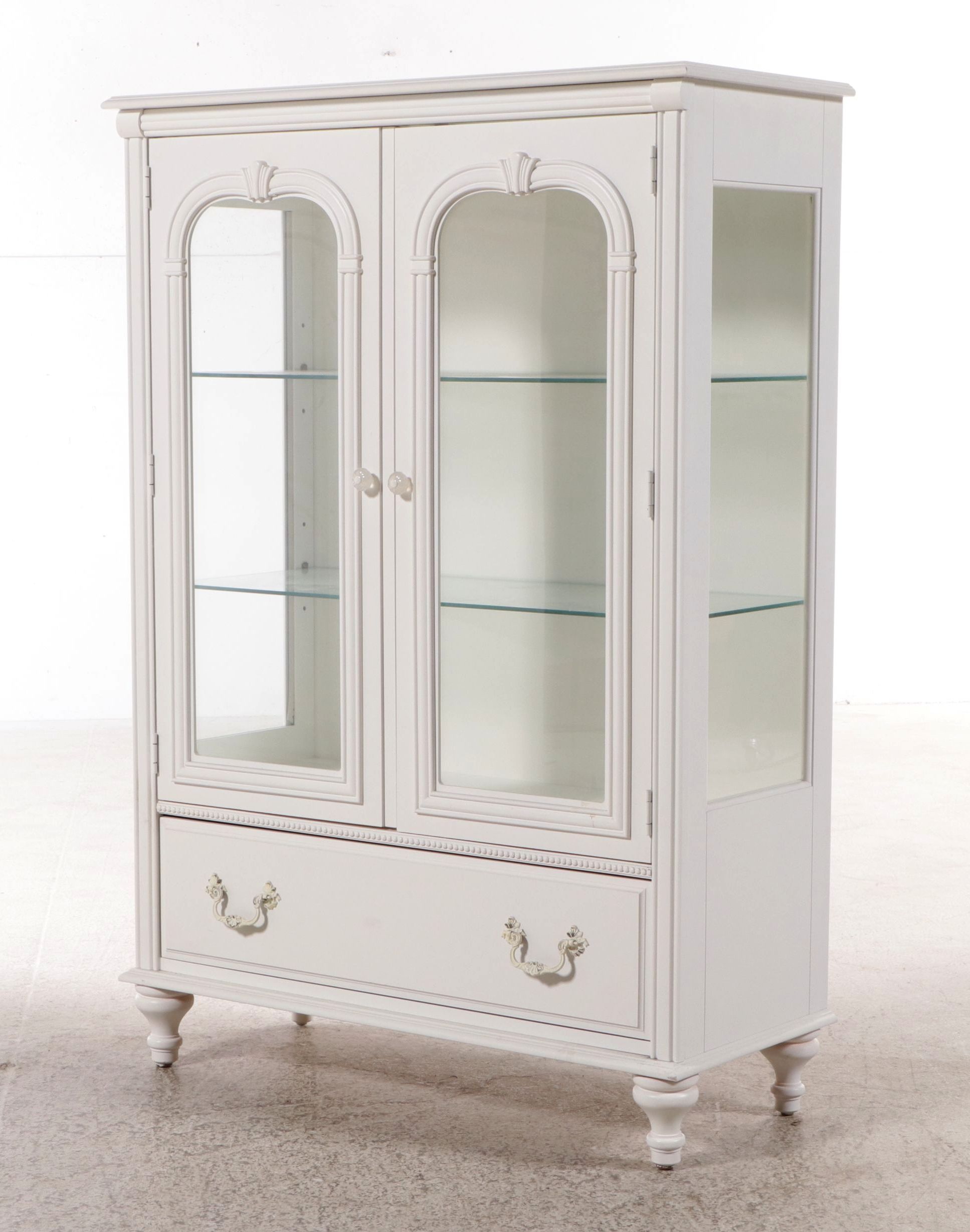 Stanley Painted Illuminated Display Cabinet