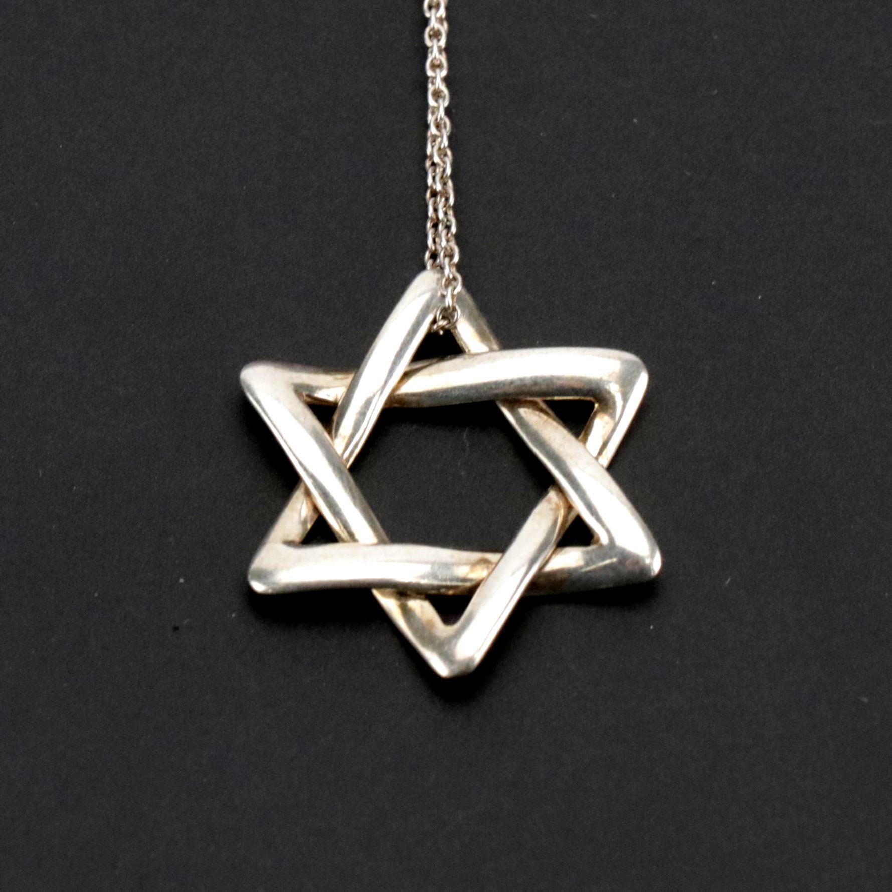 Elsa Peretti for Tiffany & Co. Sterling Star Of David Pendant Necklace