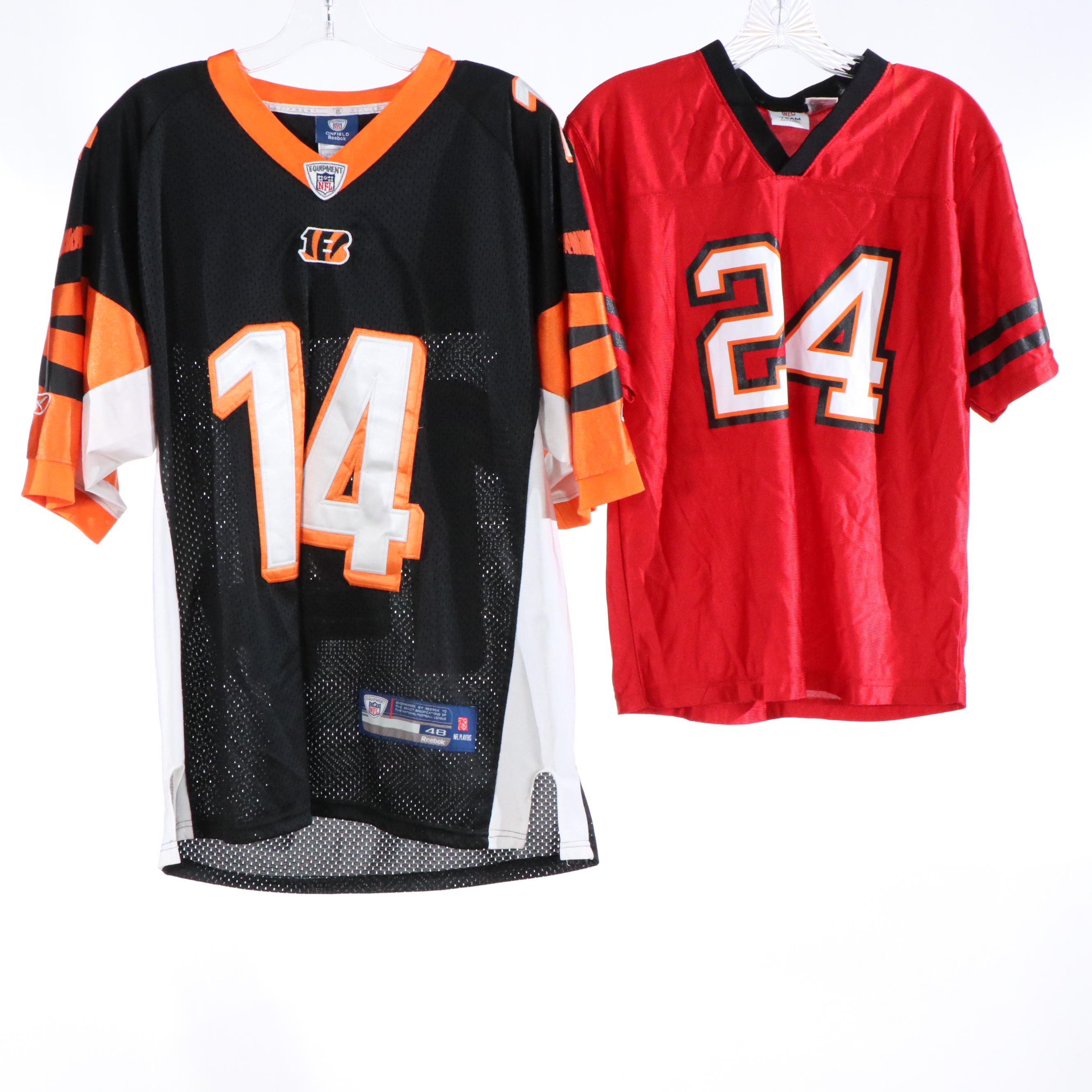 Cincinnati Bengals and Tampa Bay Buccaneers Football Jerseys with More