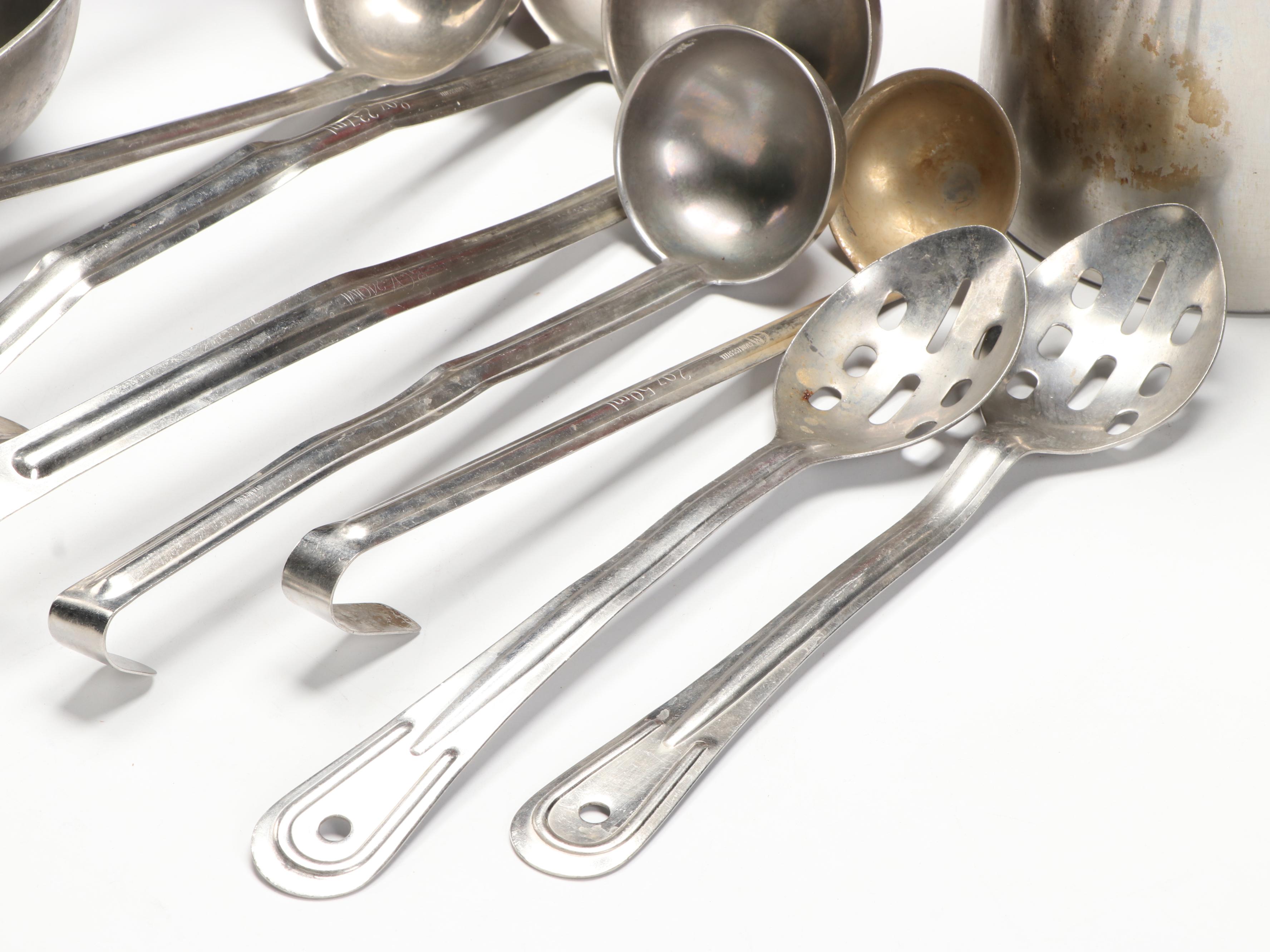 Professional Stainless Steel Kitchenware with "Love Brunch" Cookbook