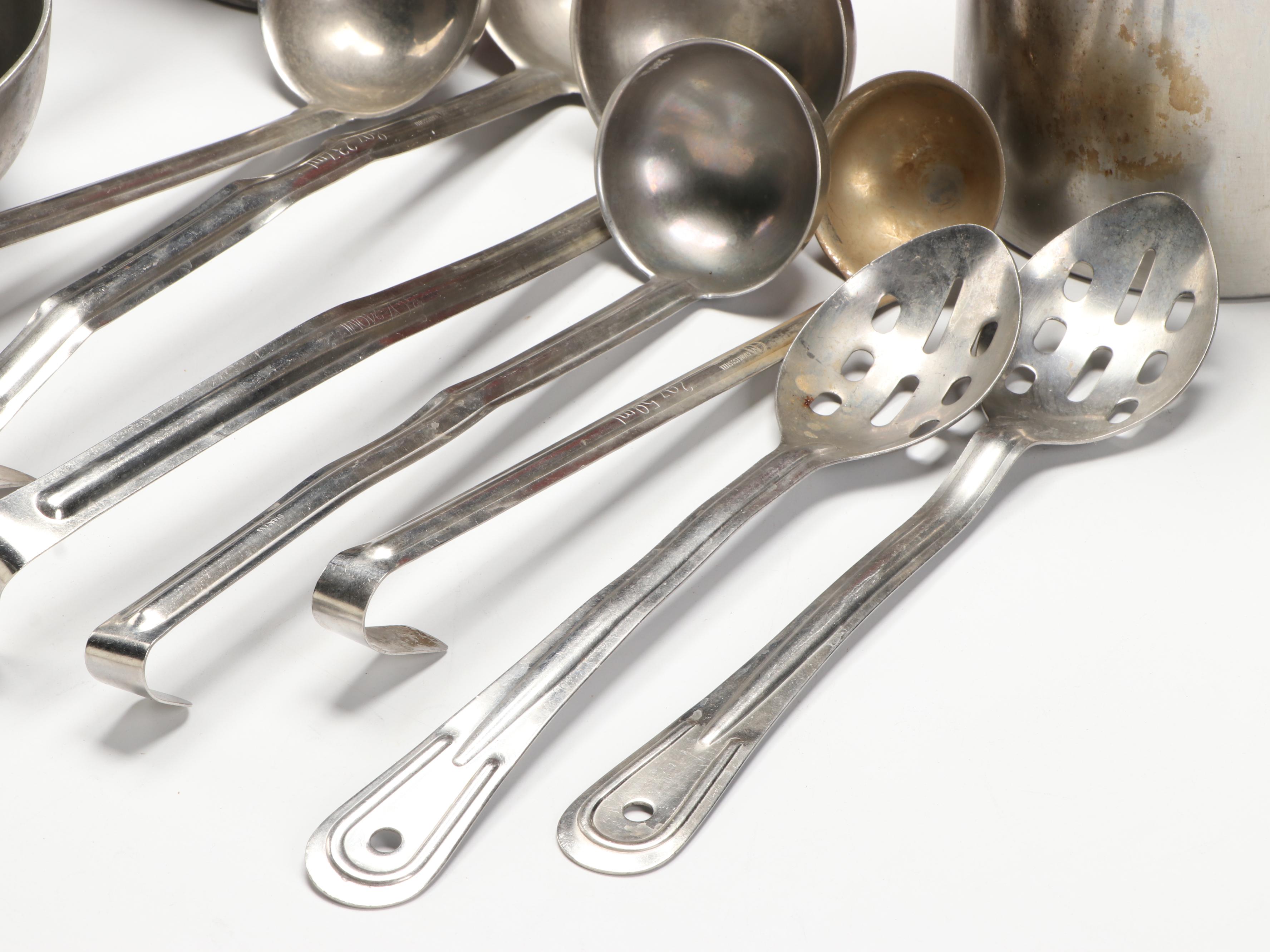 Professional Stainless Steel Kitchenware with "Love Brunch" Cookbook