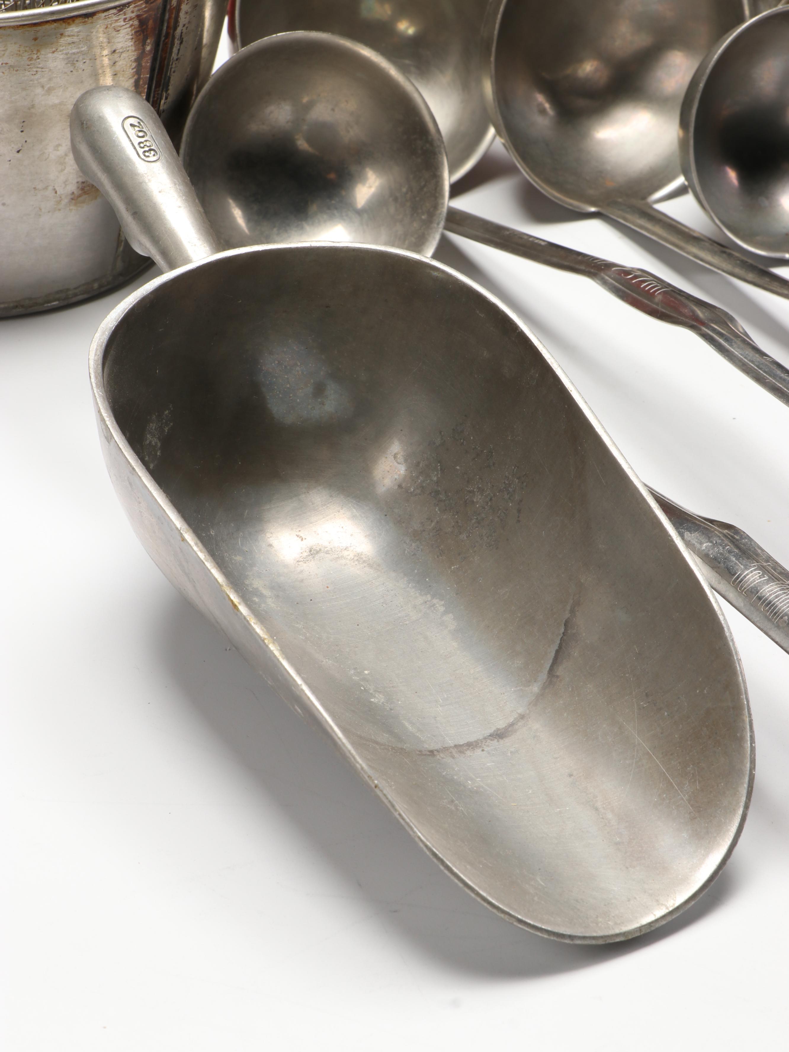 Professional Stainless Steel Kitchenware with "Love Brunch" Cookbook