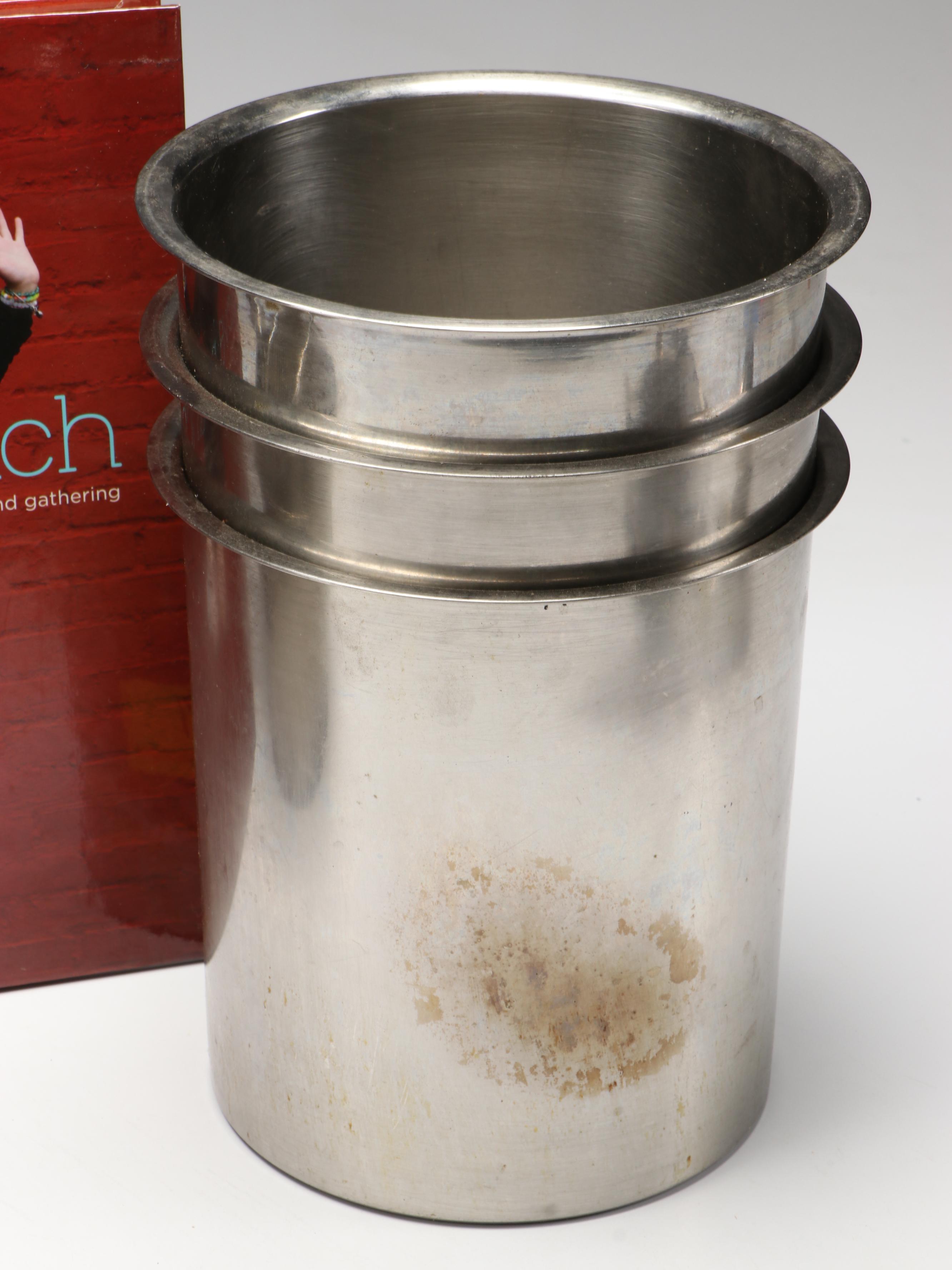 Professional Stainless Steel Kitchenware with "Love Brunch" Cookbook