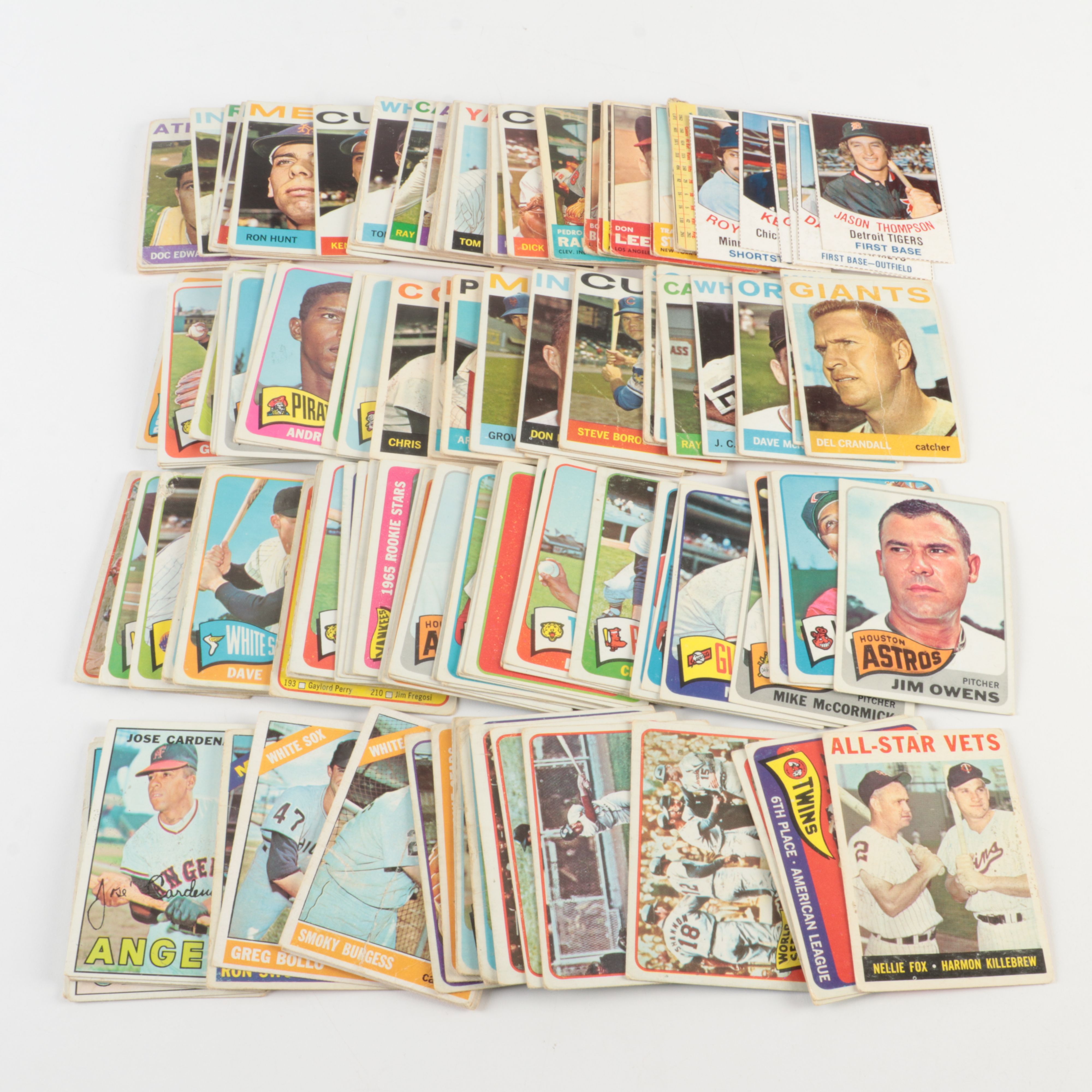 Vintage Collection of 1960s to 1970s Baseball Cards, Unusual Topps Sets