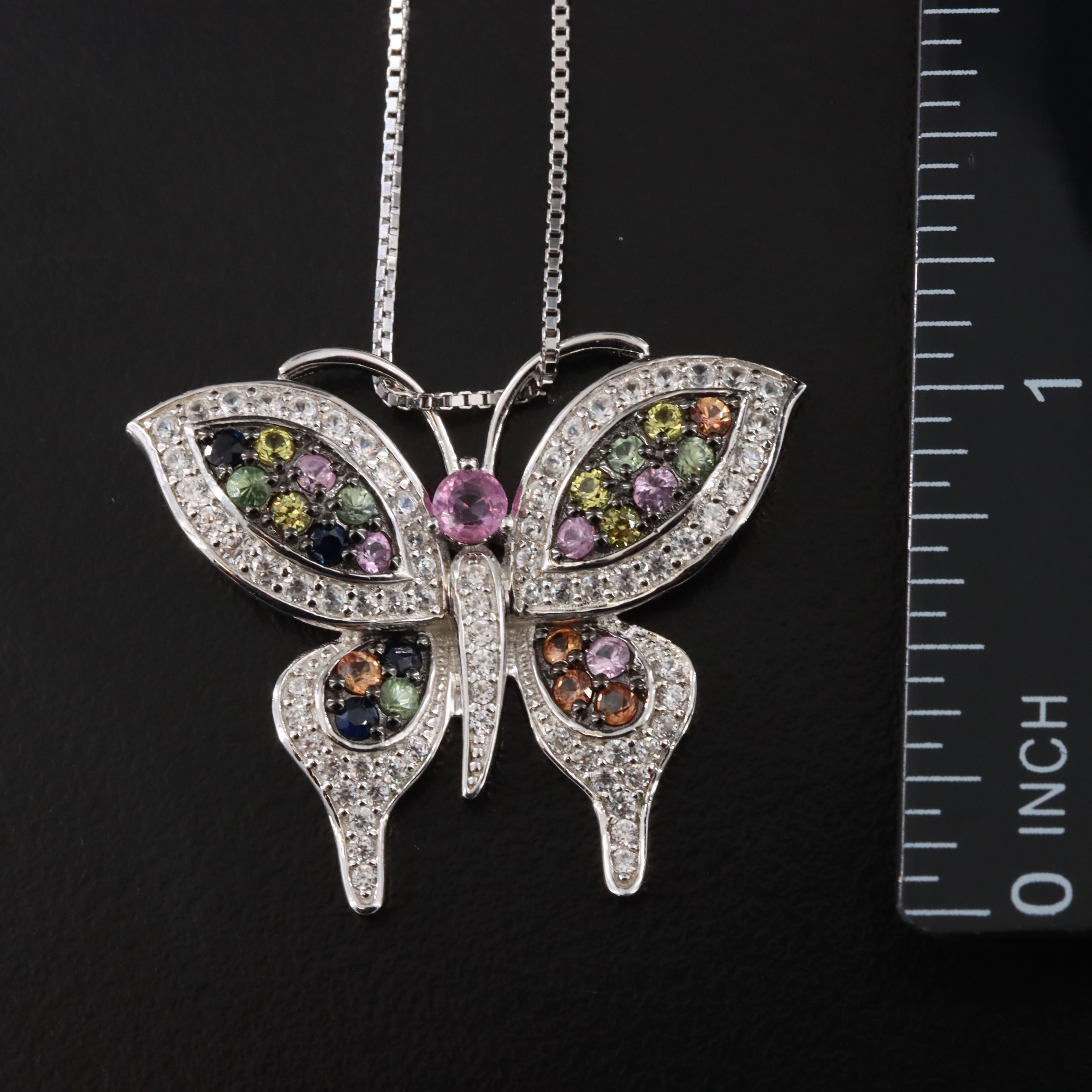 Sterling Gemstone Necklace Trio