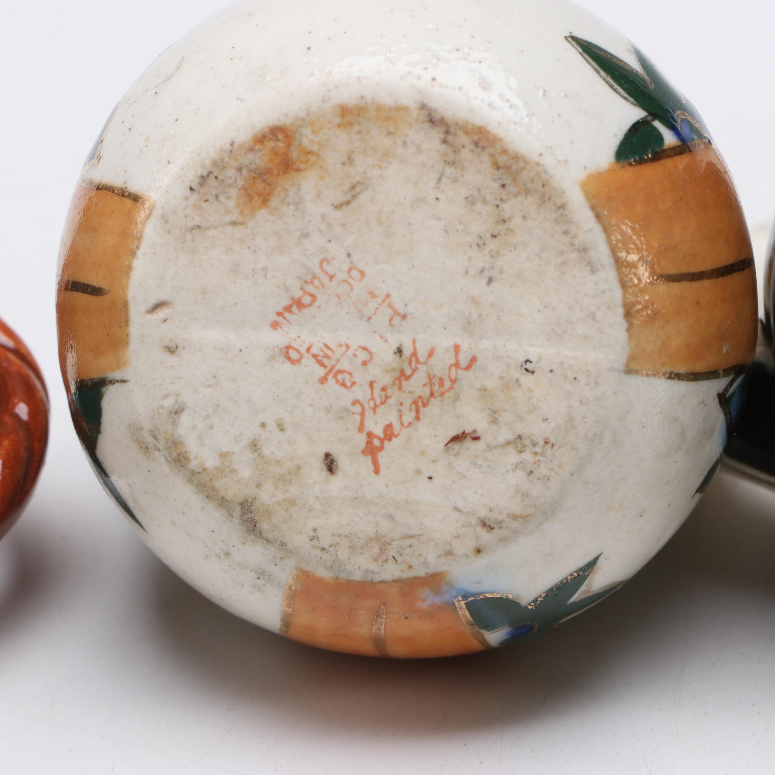 Pico and Other Occupied Japan Creamer Vase and Character Mug, Mid-20th Century