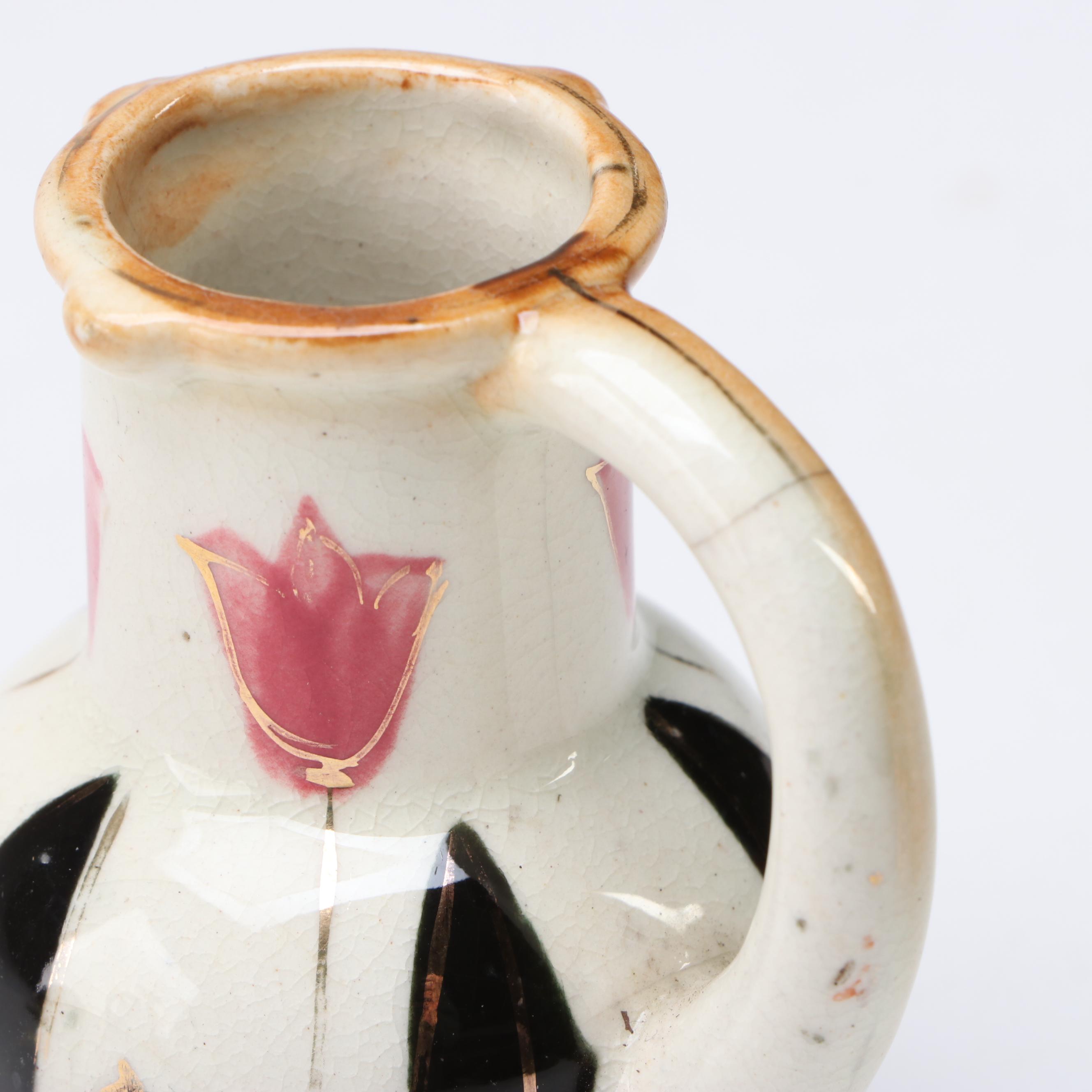 Pico and Other Occupied Japan Creamer Vase and Character Mug, Mid-20th Century