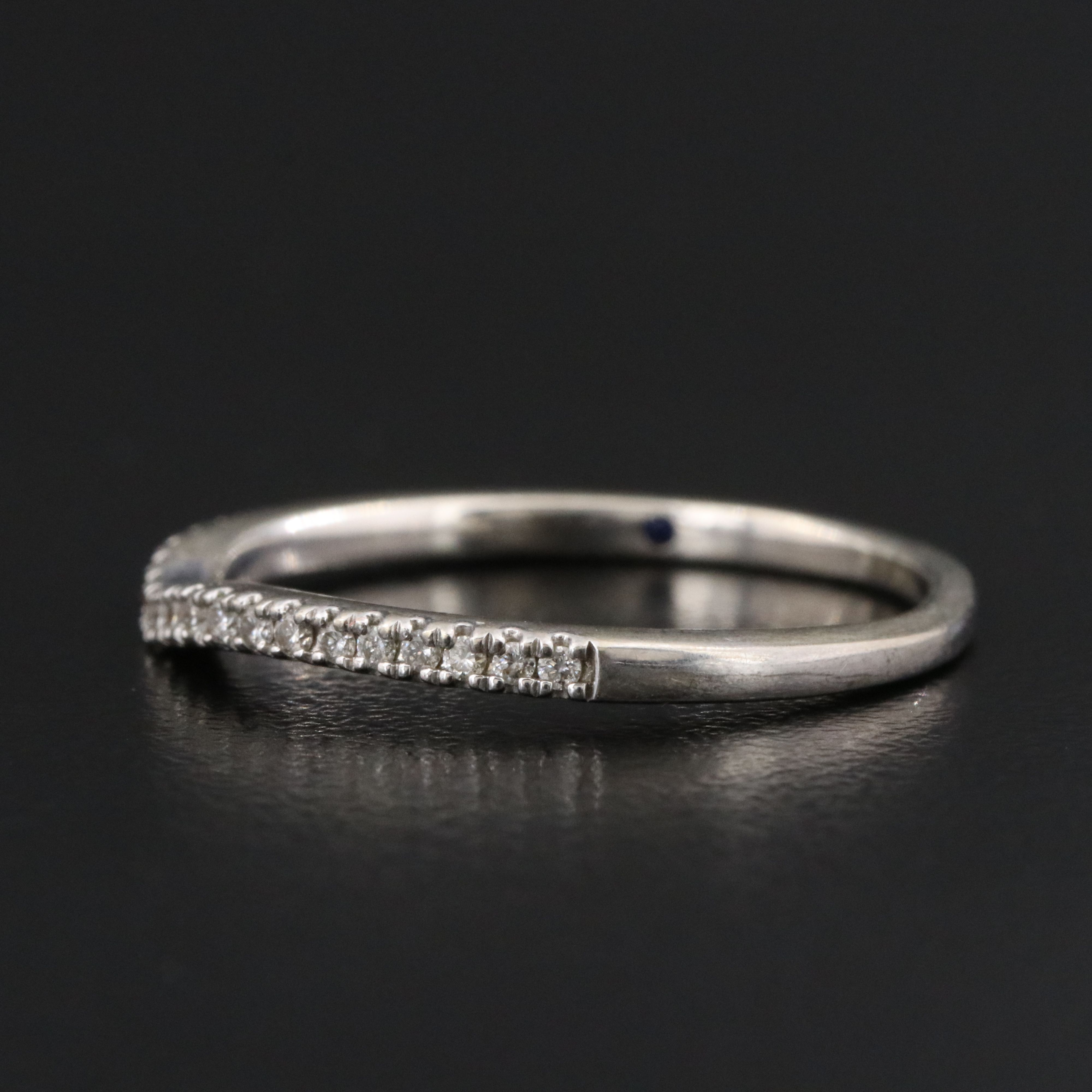 Vera Wang Love 14K 0.16 CTW Diamond Contour Ring