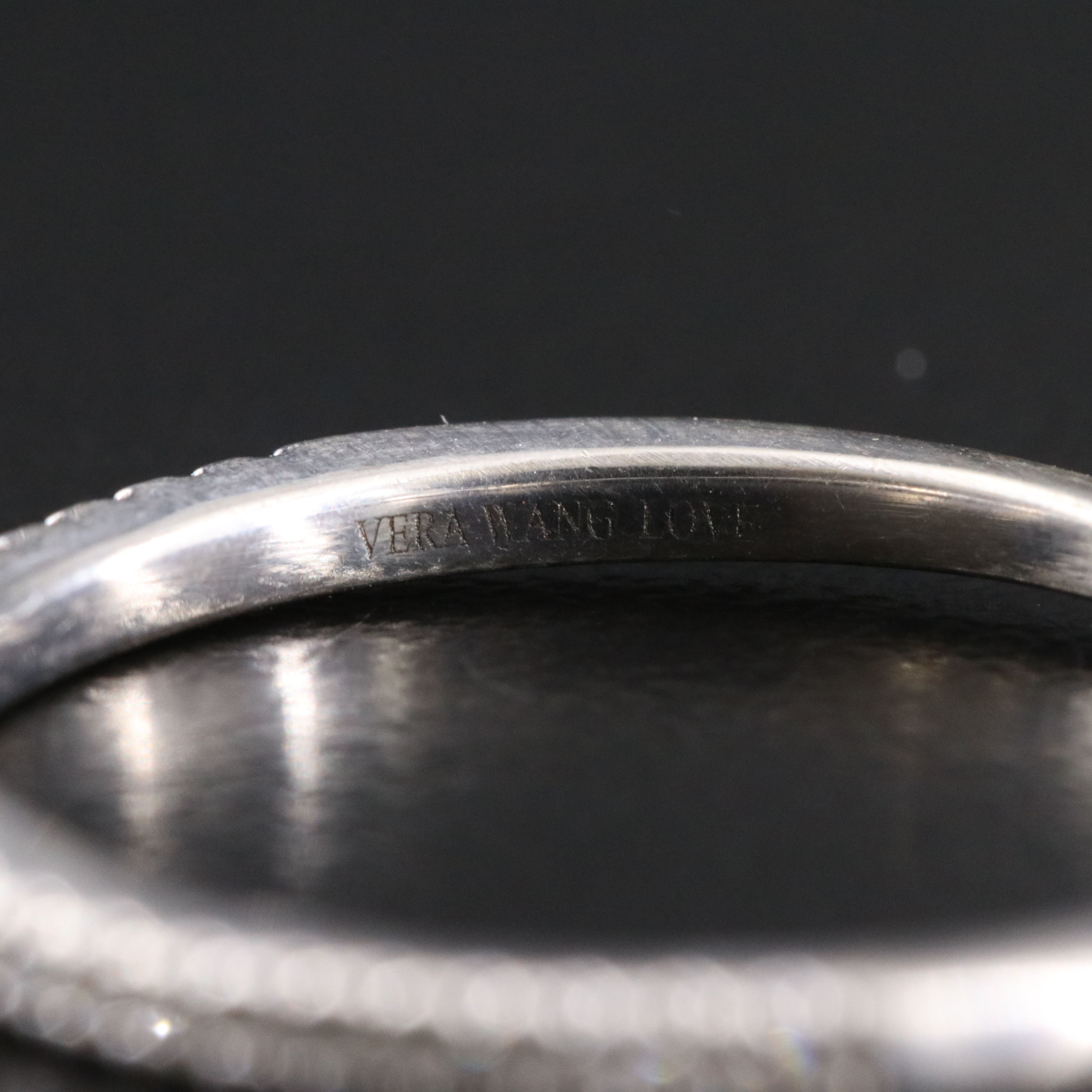 Vera Wang Love 14K 0.16 CTW Diamond Contour Ring