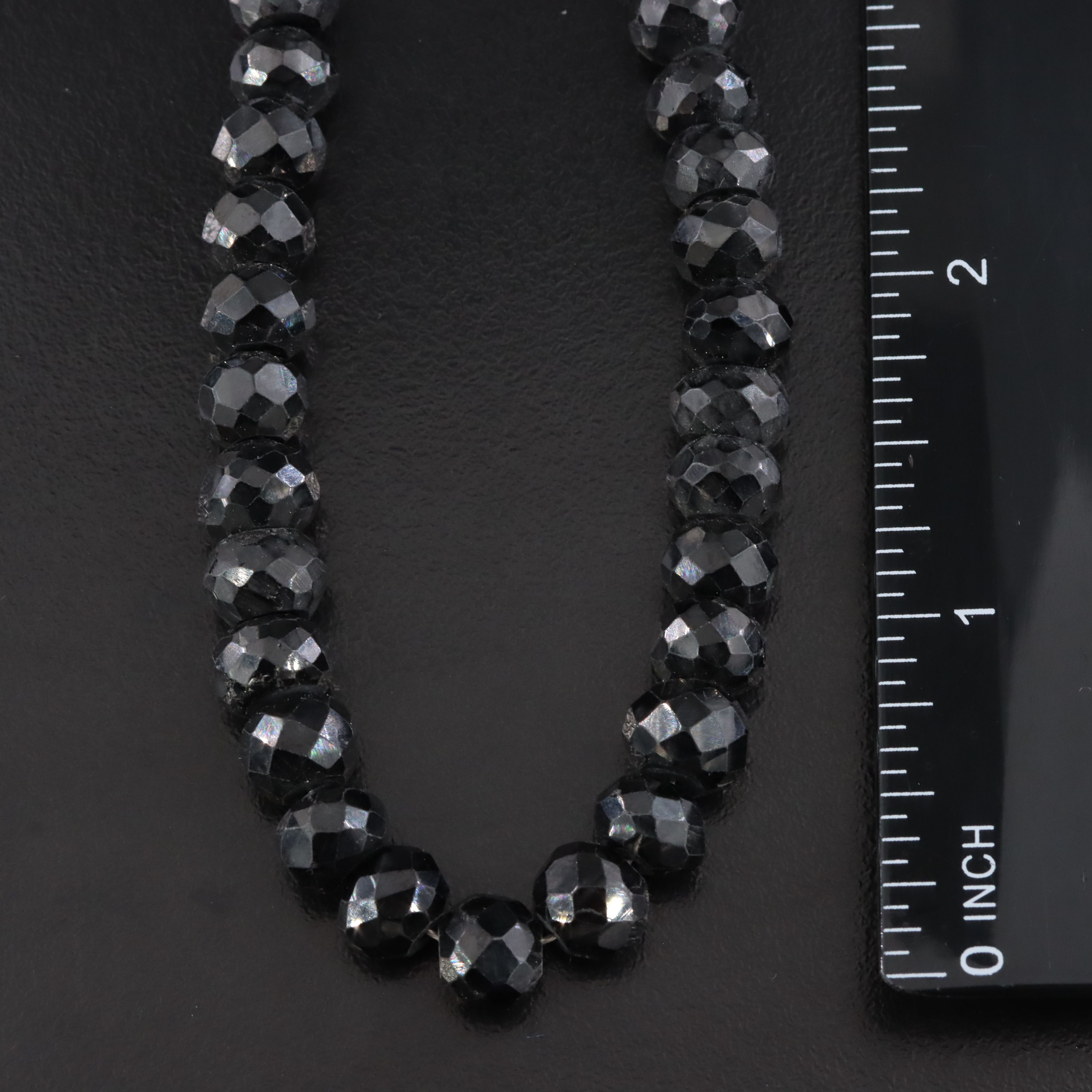 Sterling Black Spinel and CZ Necklaces and Bracelet