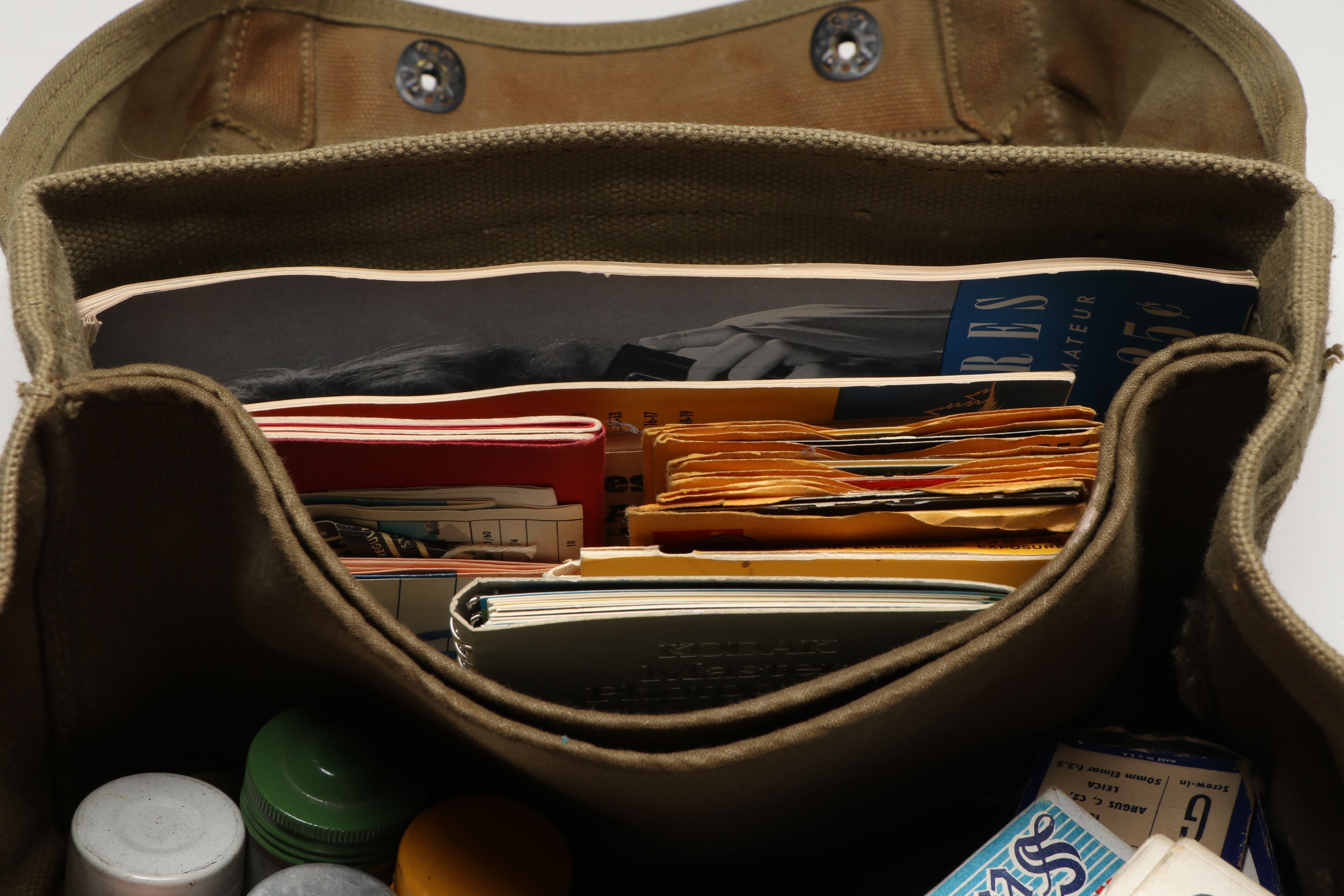 Edixa Reflex-B and Argus Cameras with Accessories, Mid-20th Century