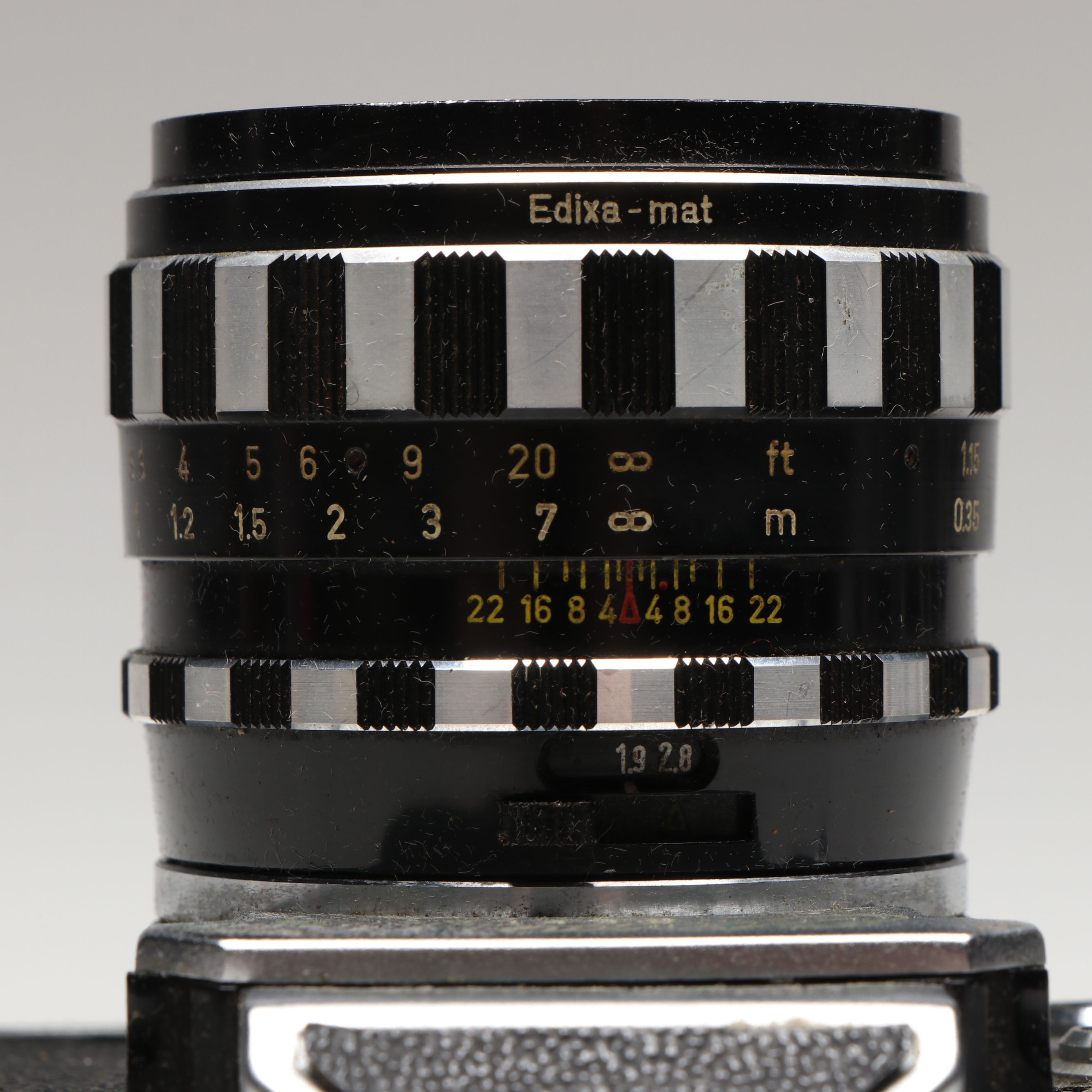 Edixa Reflex-B and Argus Cameras with Accessories, Mid-20th Century