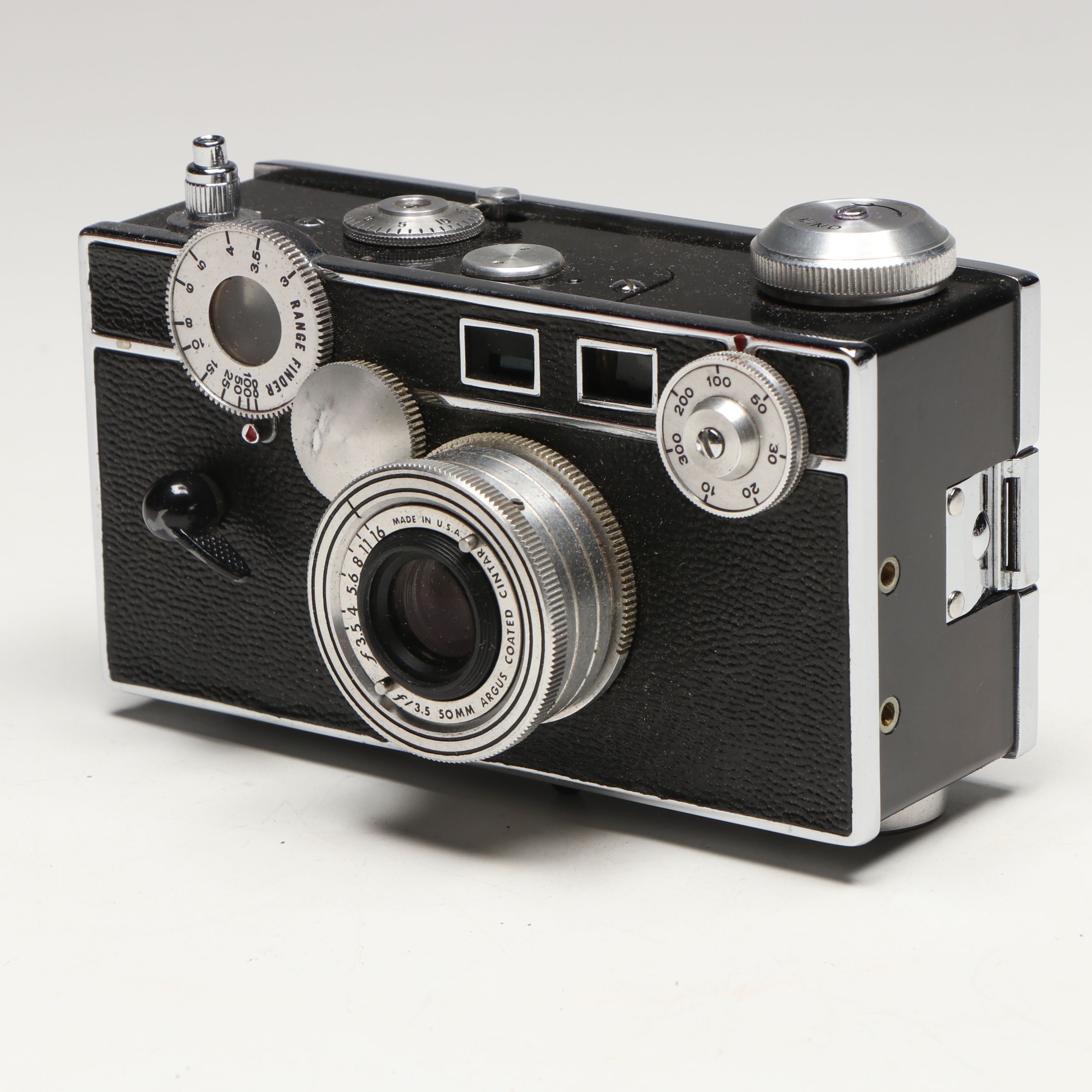 Edixa Reflex-B and Argus Cameras with Accessories, Mid-20th Century
