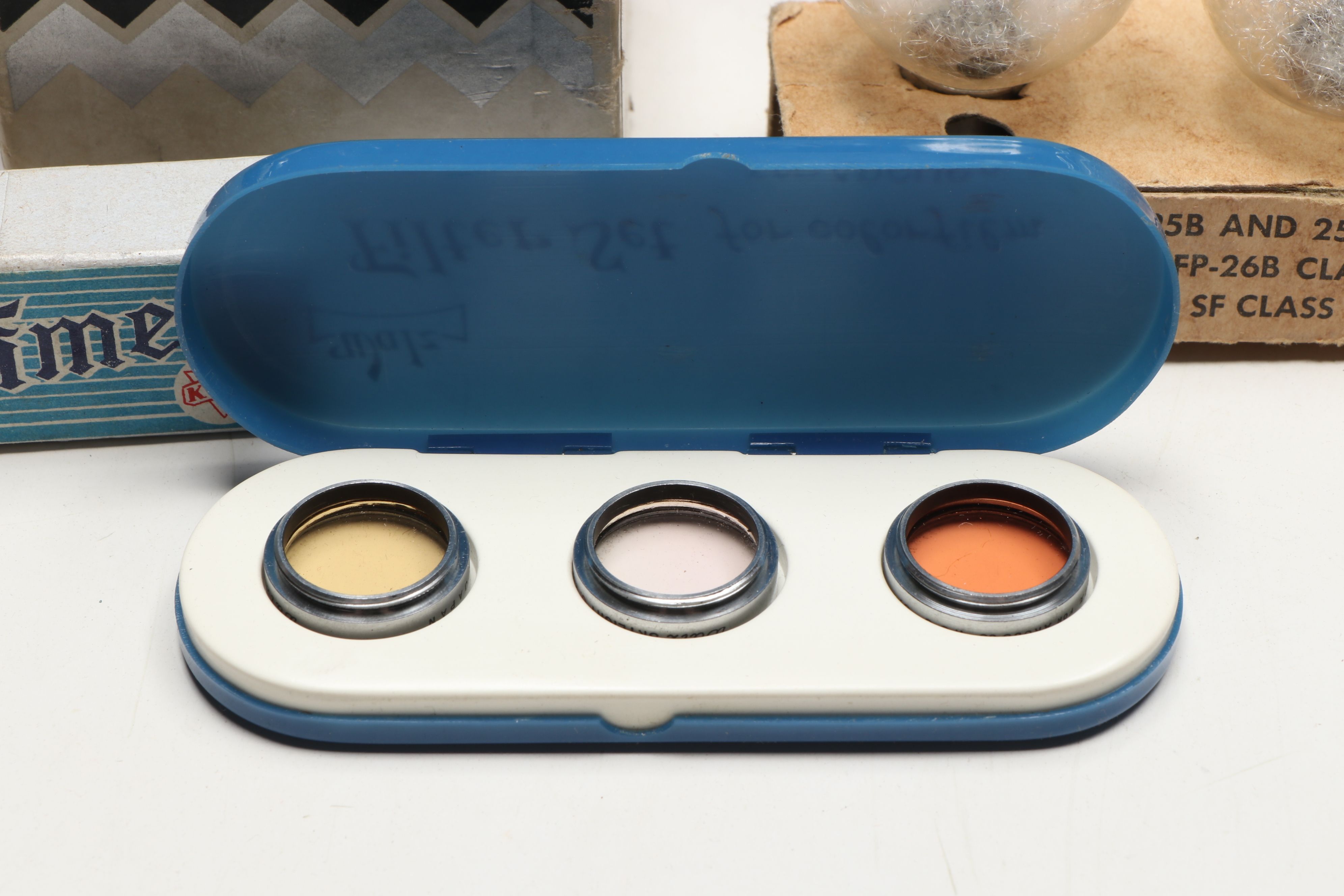 Edixa Reflex-B and Argus Cameras with Accessories, Mid-20th Century