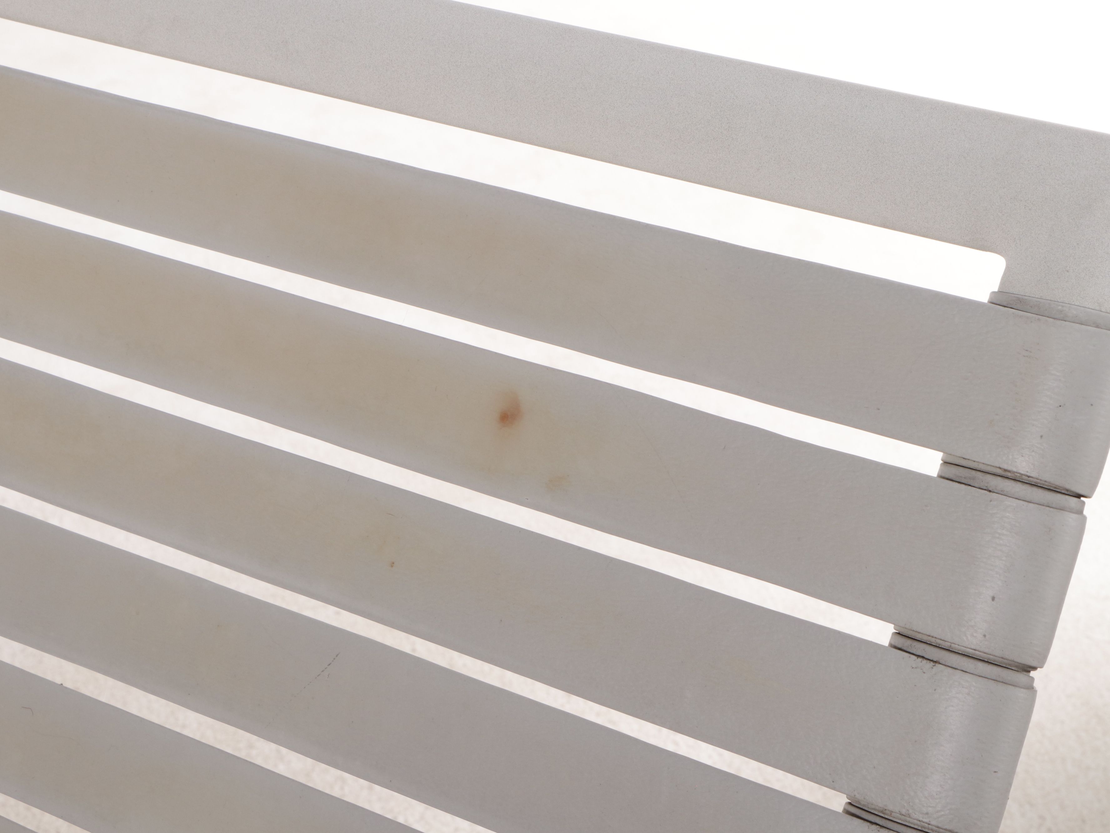 Powder Coated Metal Chaise Lounge with Vinyl Upholstery