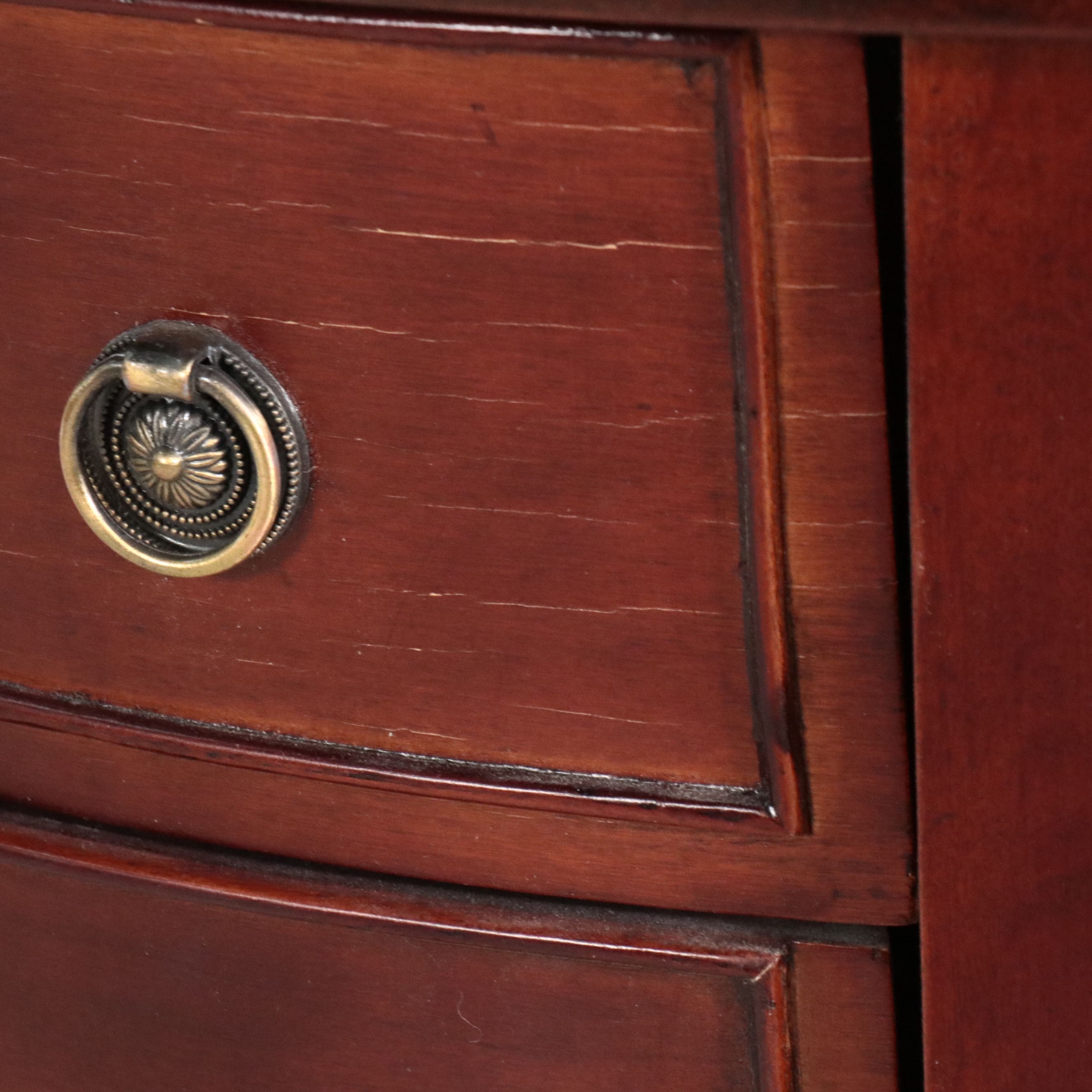 Pennsylvania House Dresser with Sleigh Bed, Nightstand, Lamp, and Accent Table